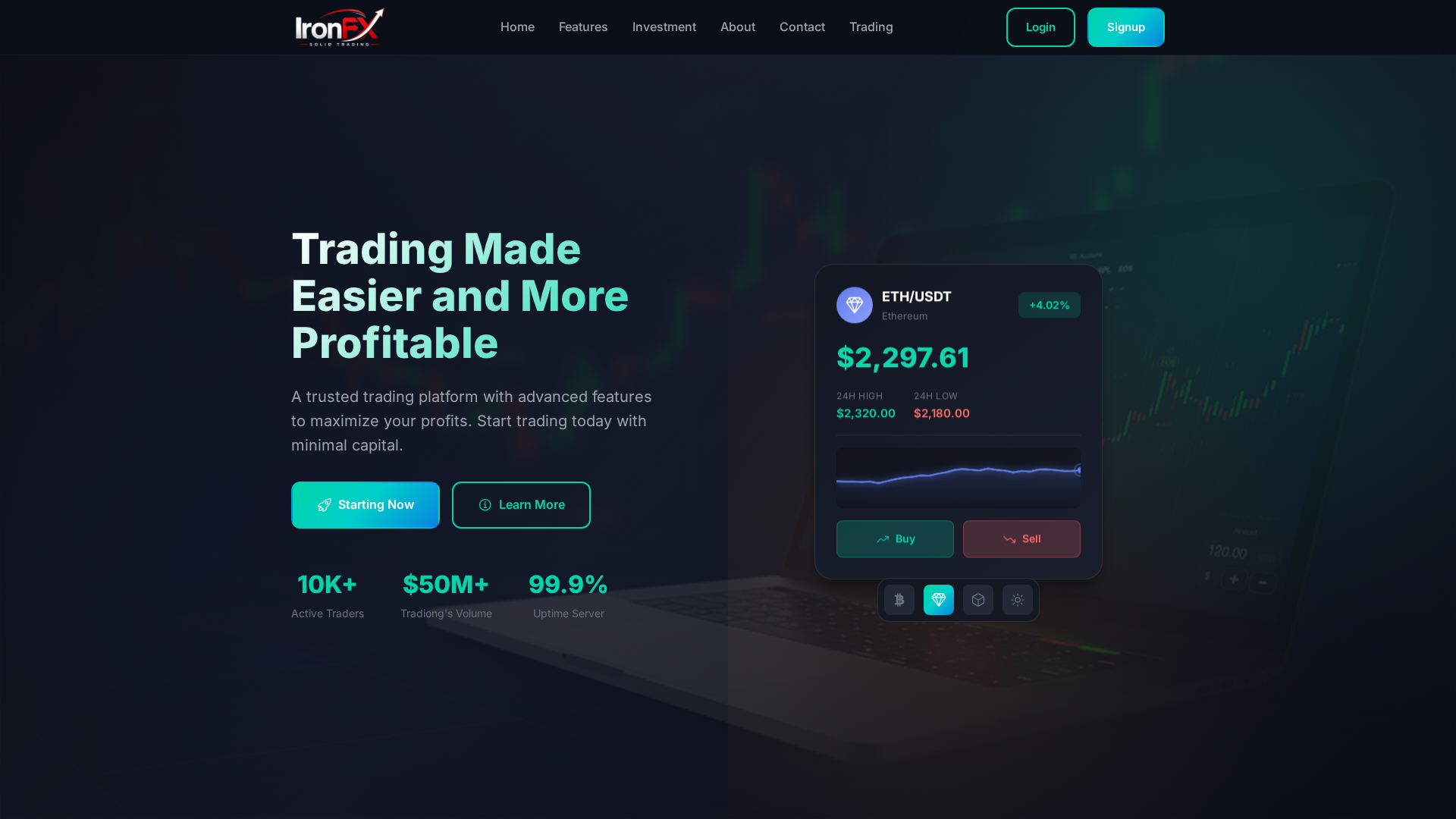 Screenshot of ironfxsolid-global.com