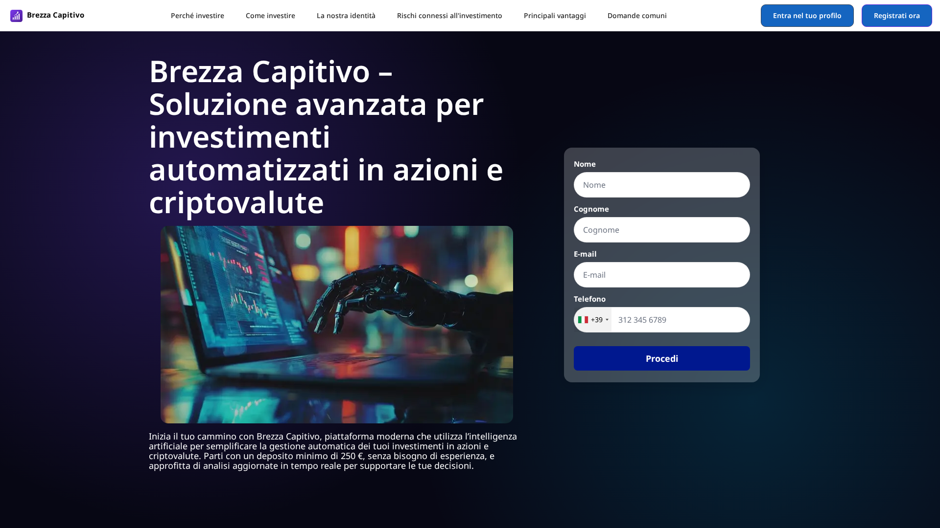 Screenshot of brezza-capitivo.online
