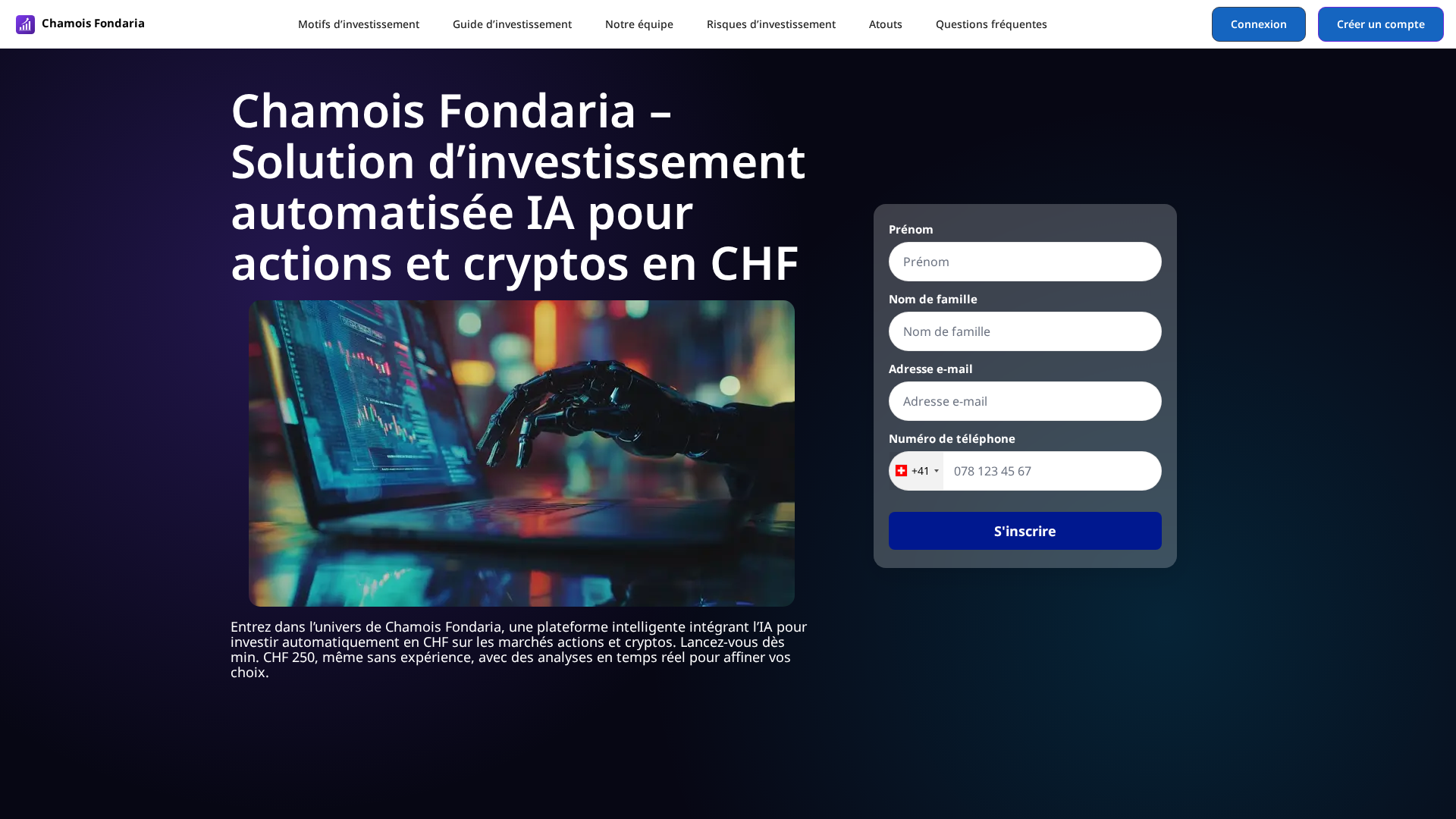 Screenshot of chamois-fondaria.cfd