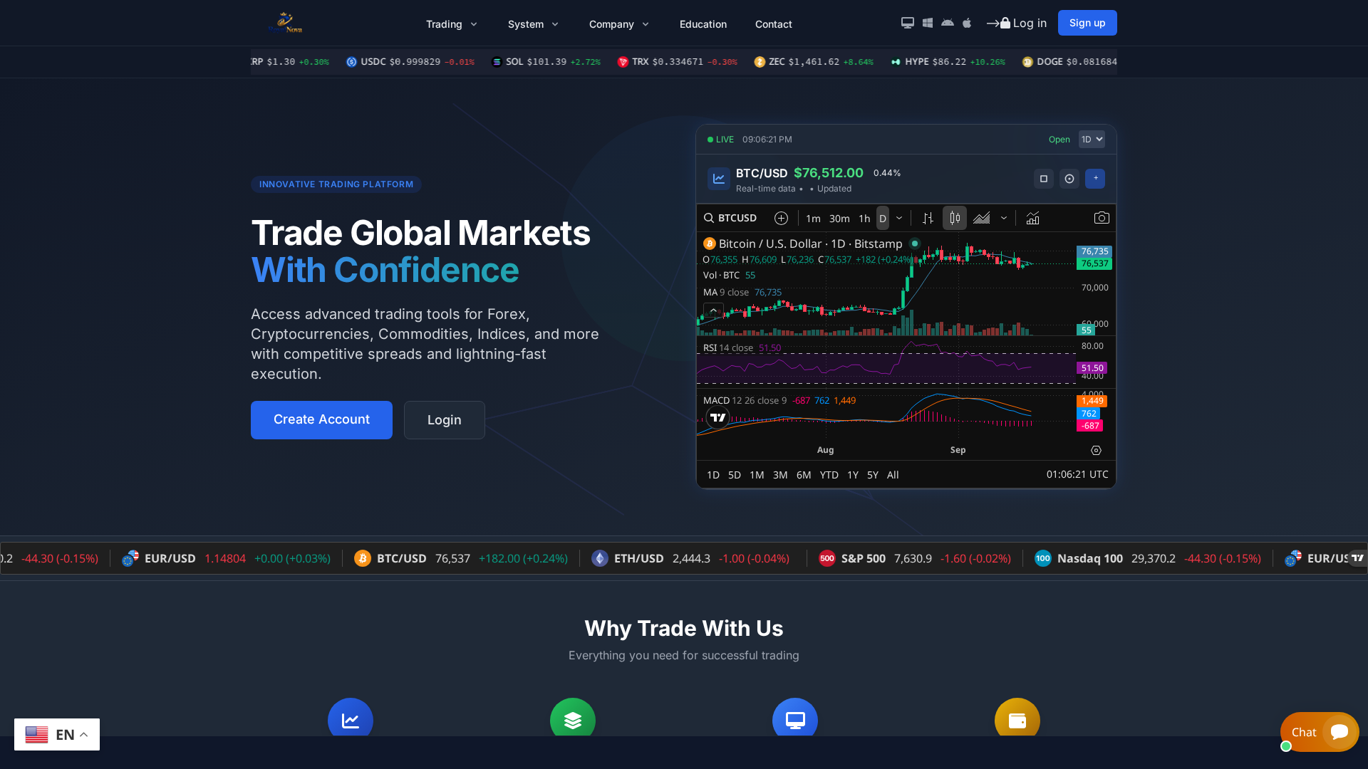 Screenshot of royalnova.click