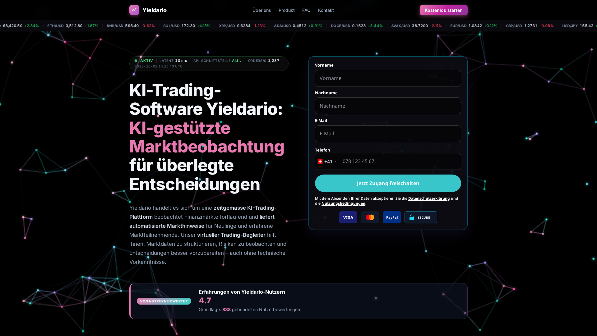 Screenshot of yieldario-ch.live