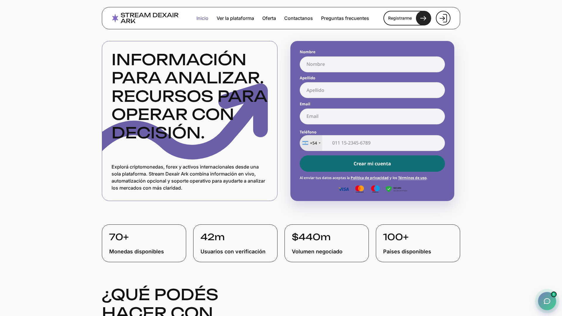 Screenshot of stream-dexair-ark.org
