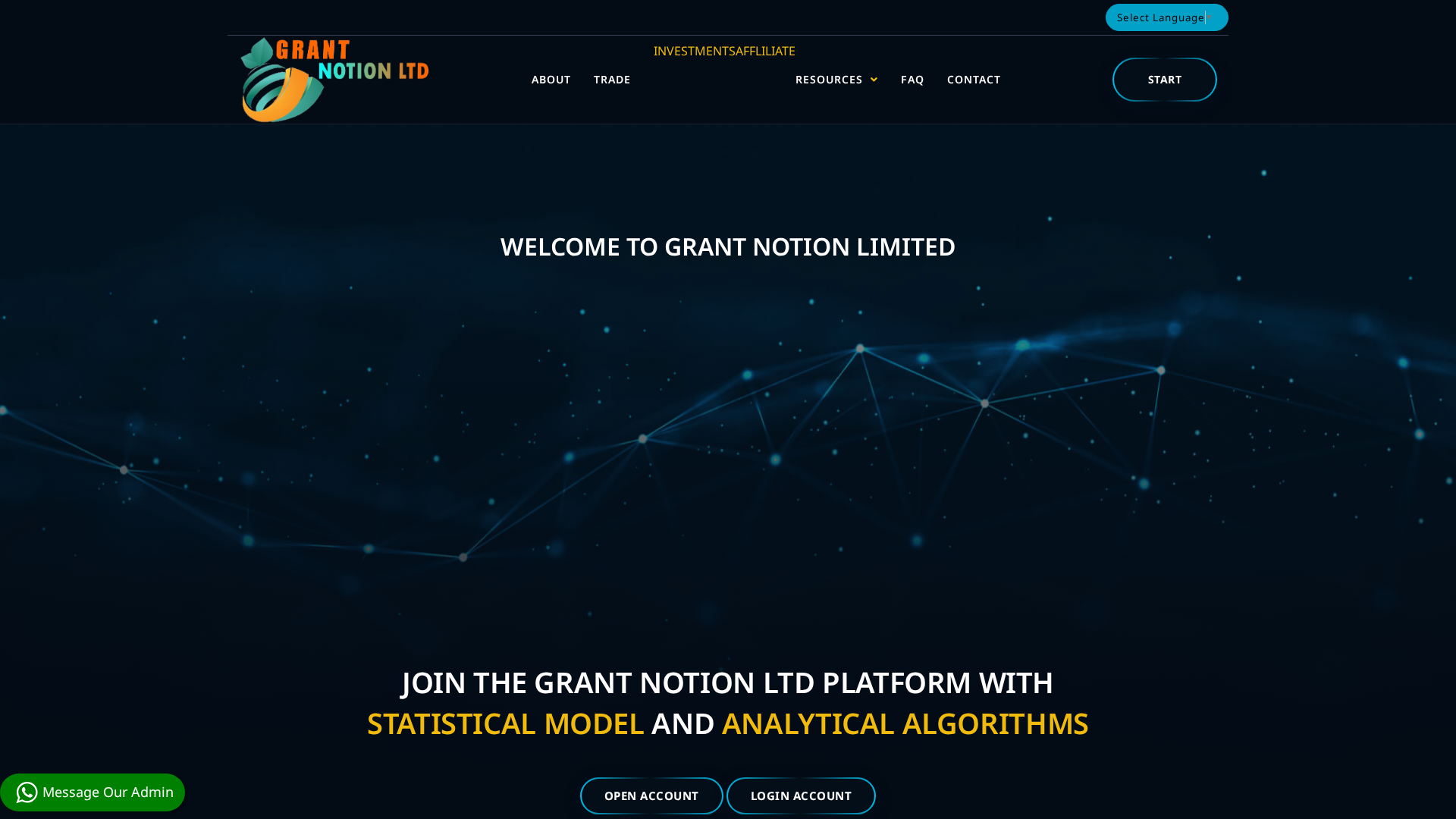 Screenshot of grantnotionltd.co
