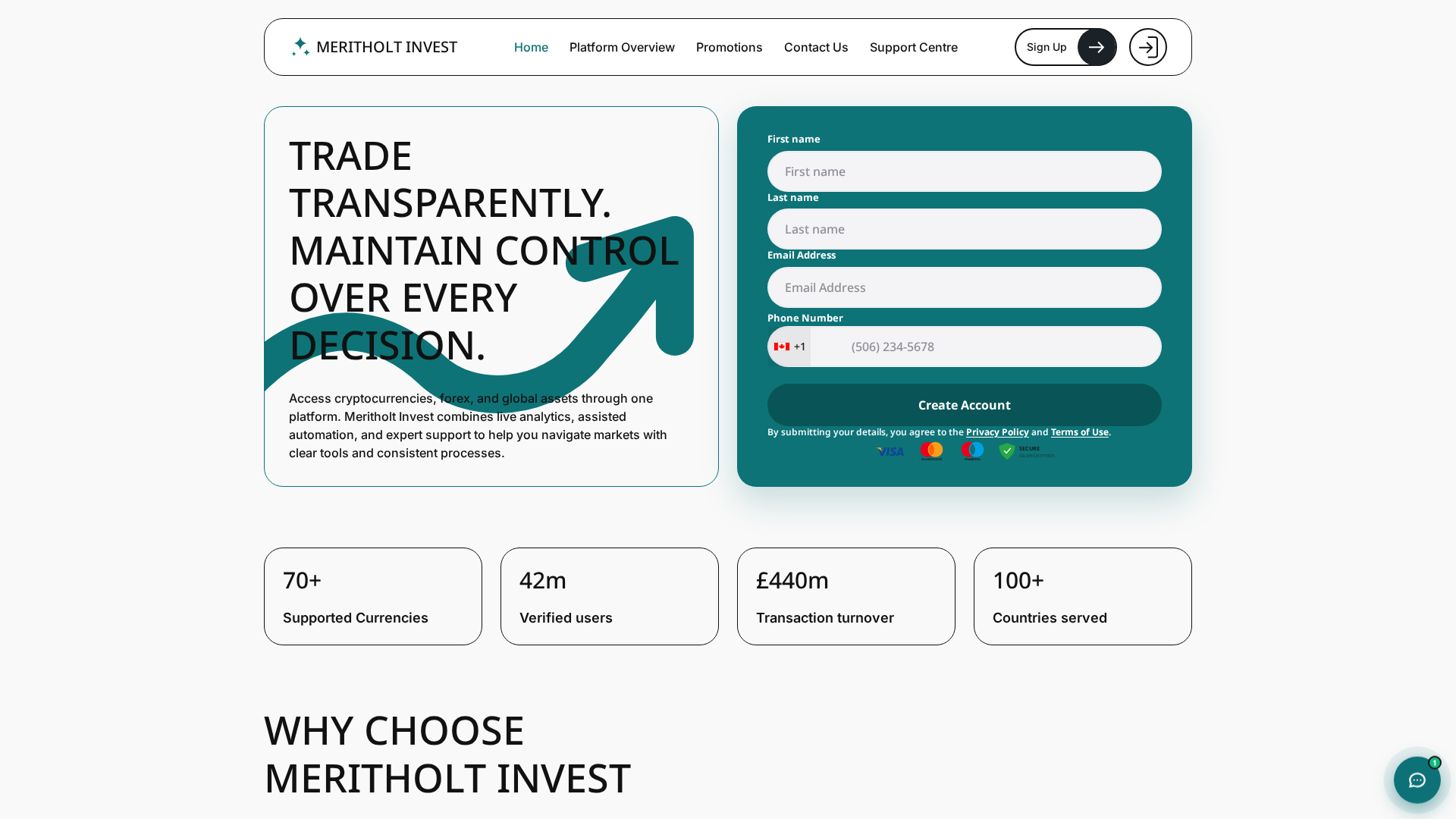 Screenshot of meritholt-invest.org