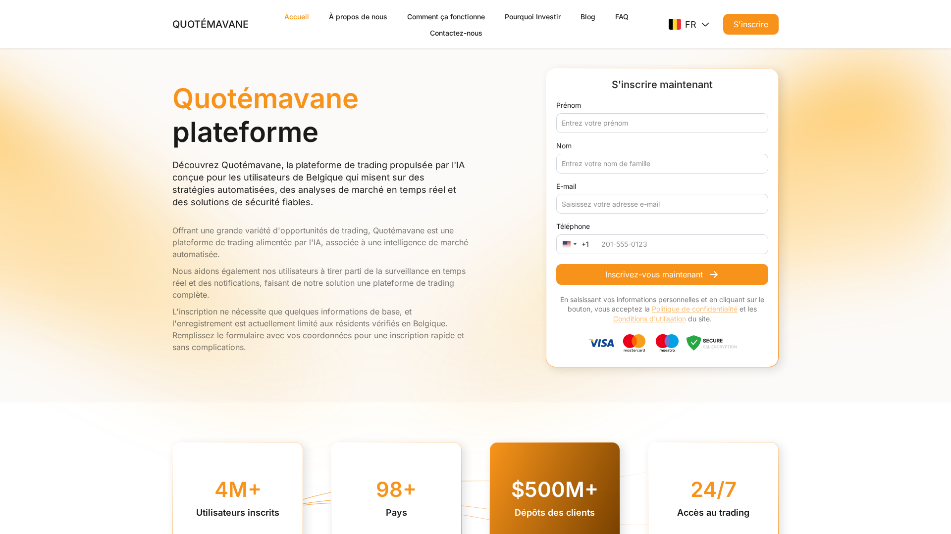 Screenshot of quotemavane.com