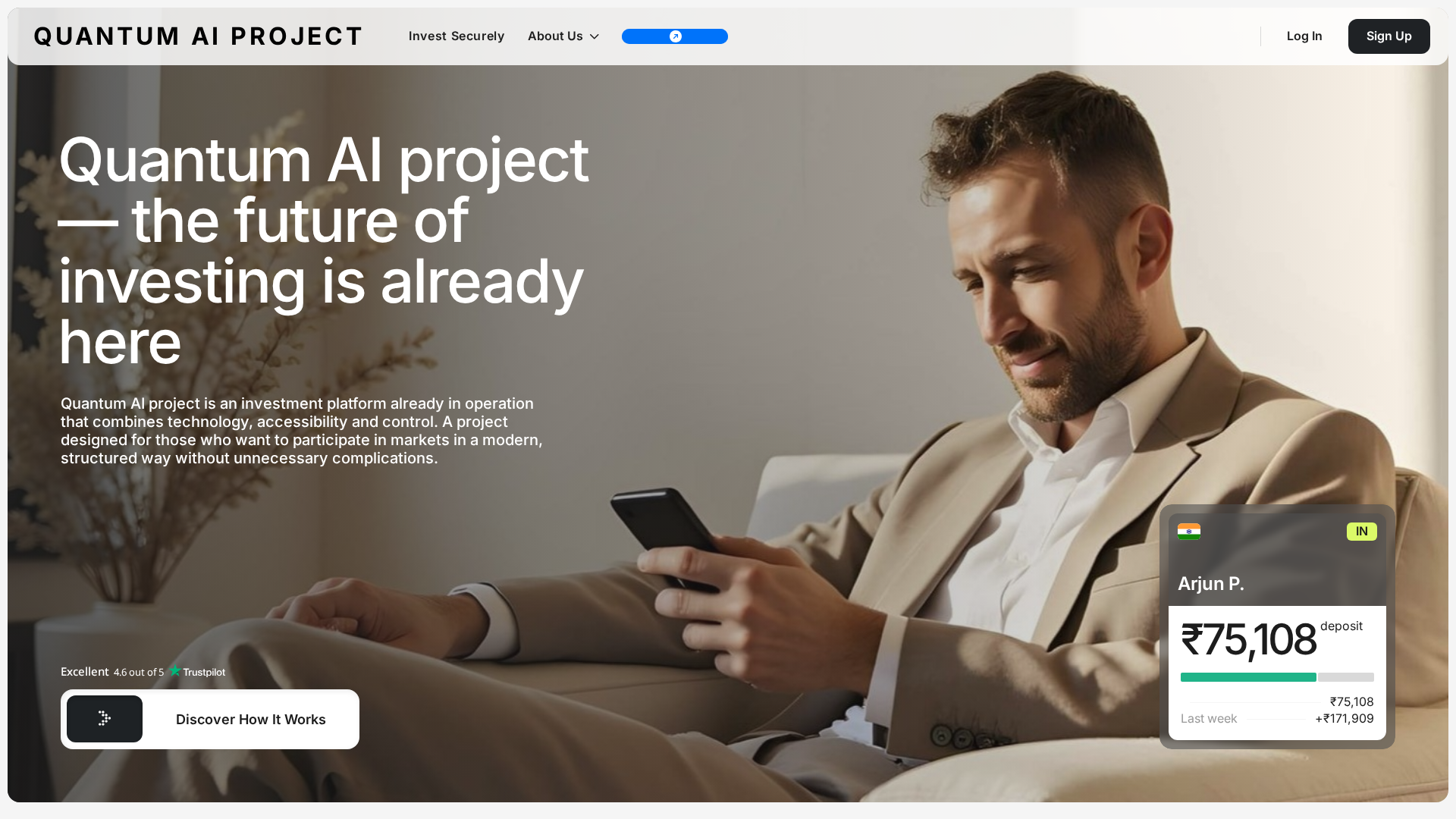 Screenshot of quantum-ai-project-india.top