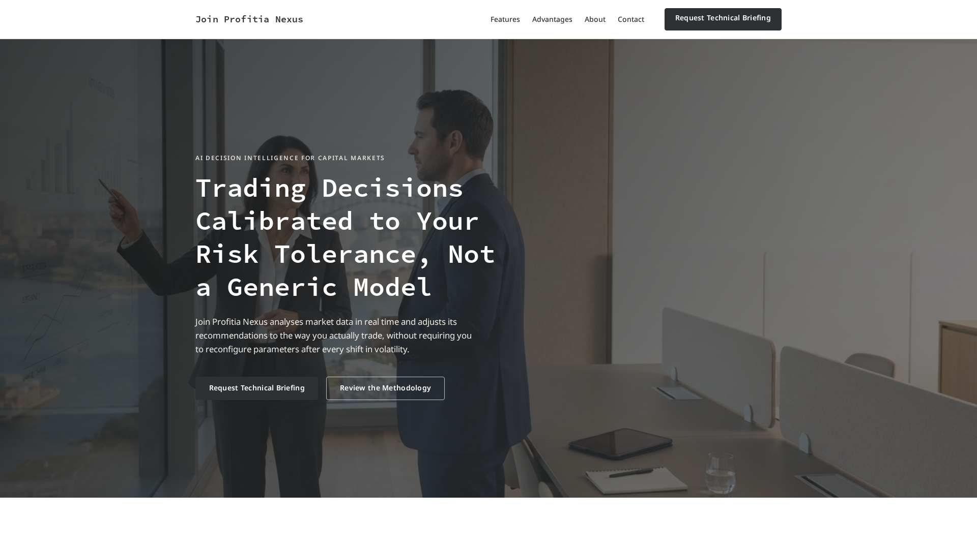 Screenshot of joinprofitianexus.com