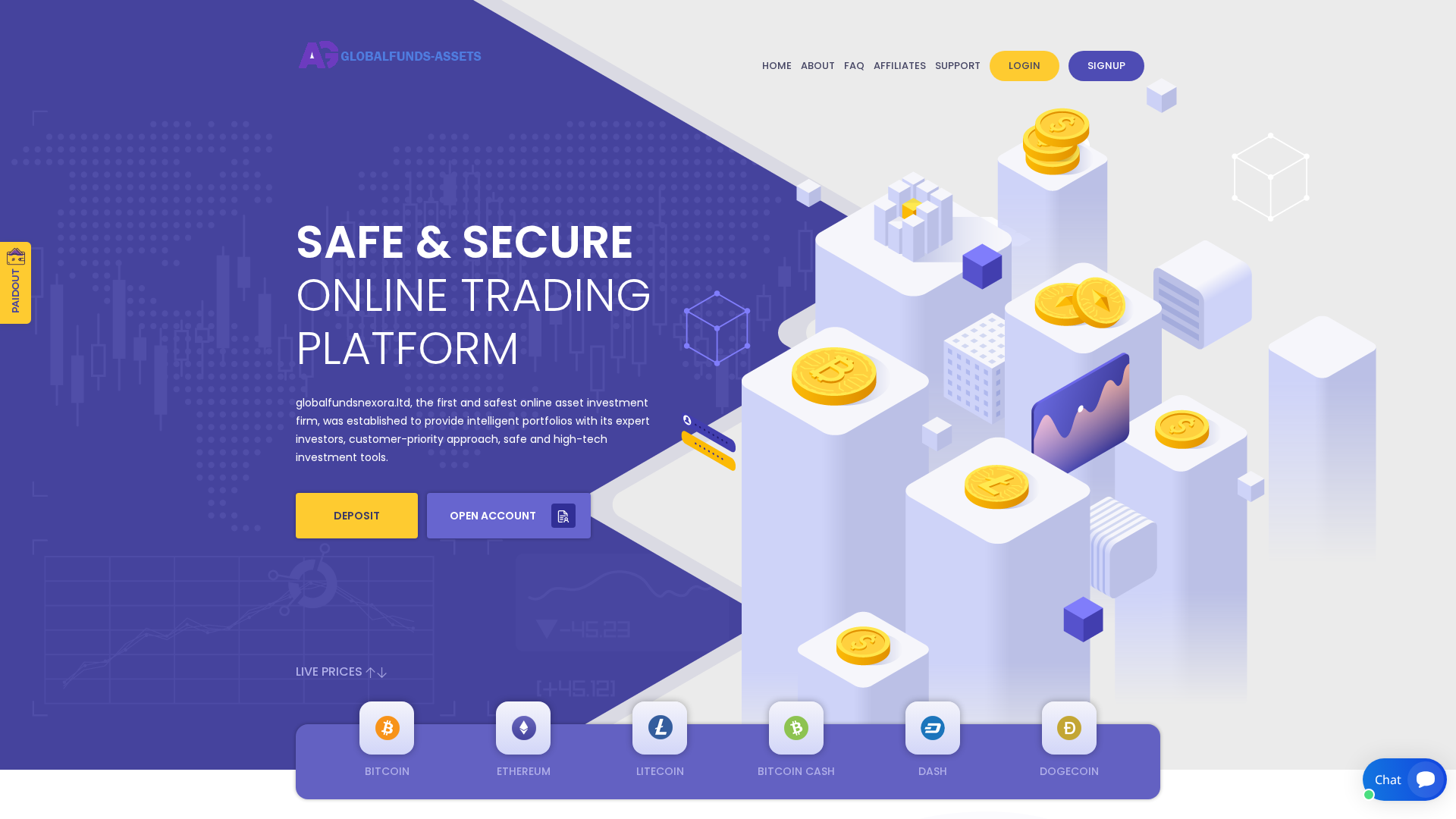 Screenshot of globalfundsnexora.ltd