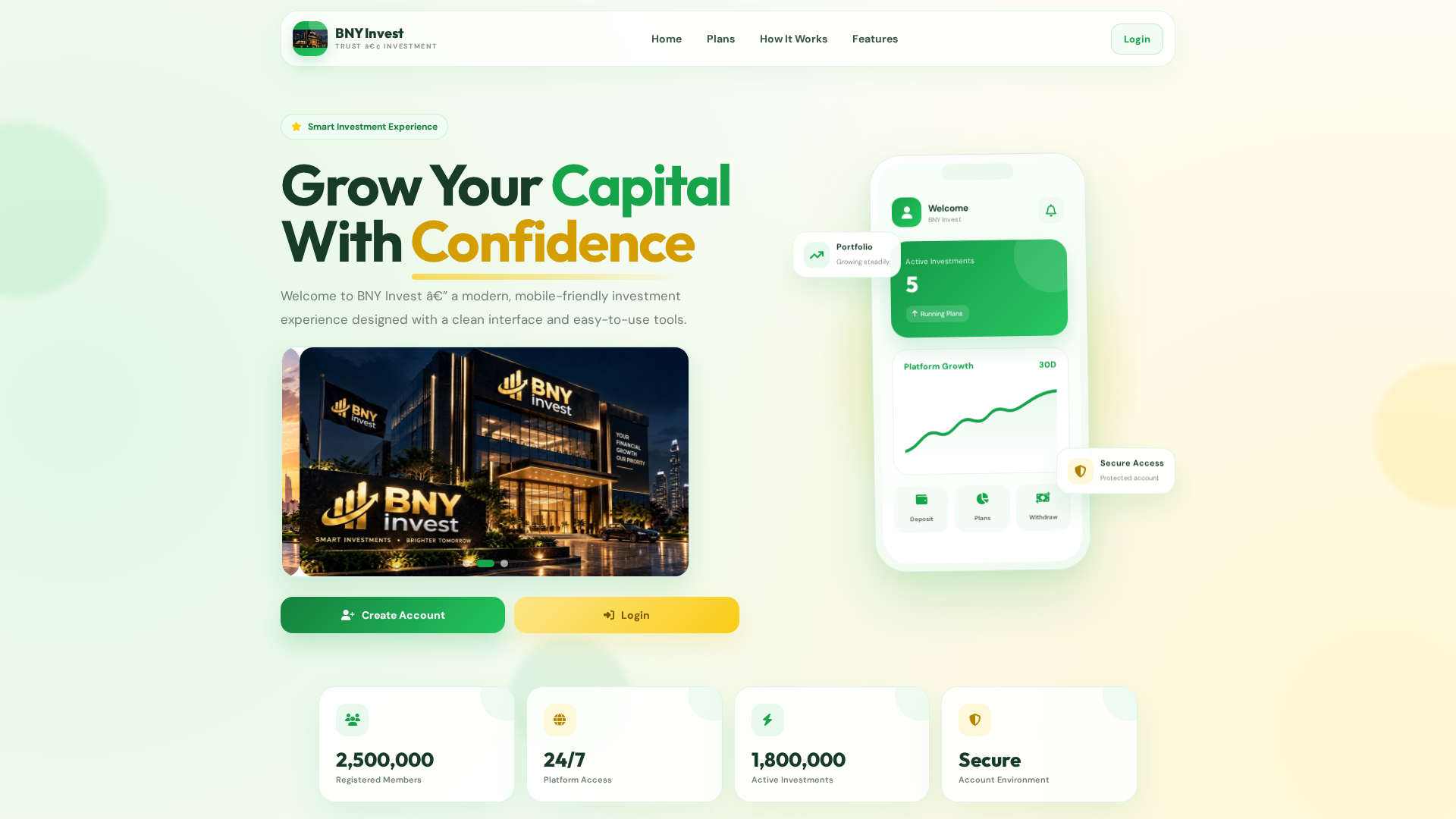 Screenshot of bnyinvest.pk