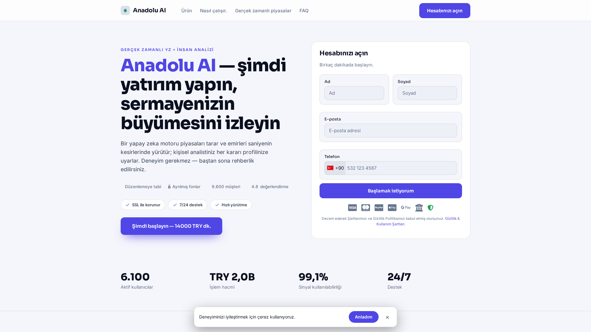 Screenshot of anadolu-ai.com