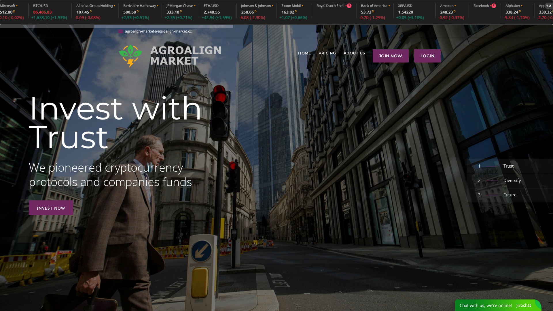 Screenshot of agroalign-market.cc
