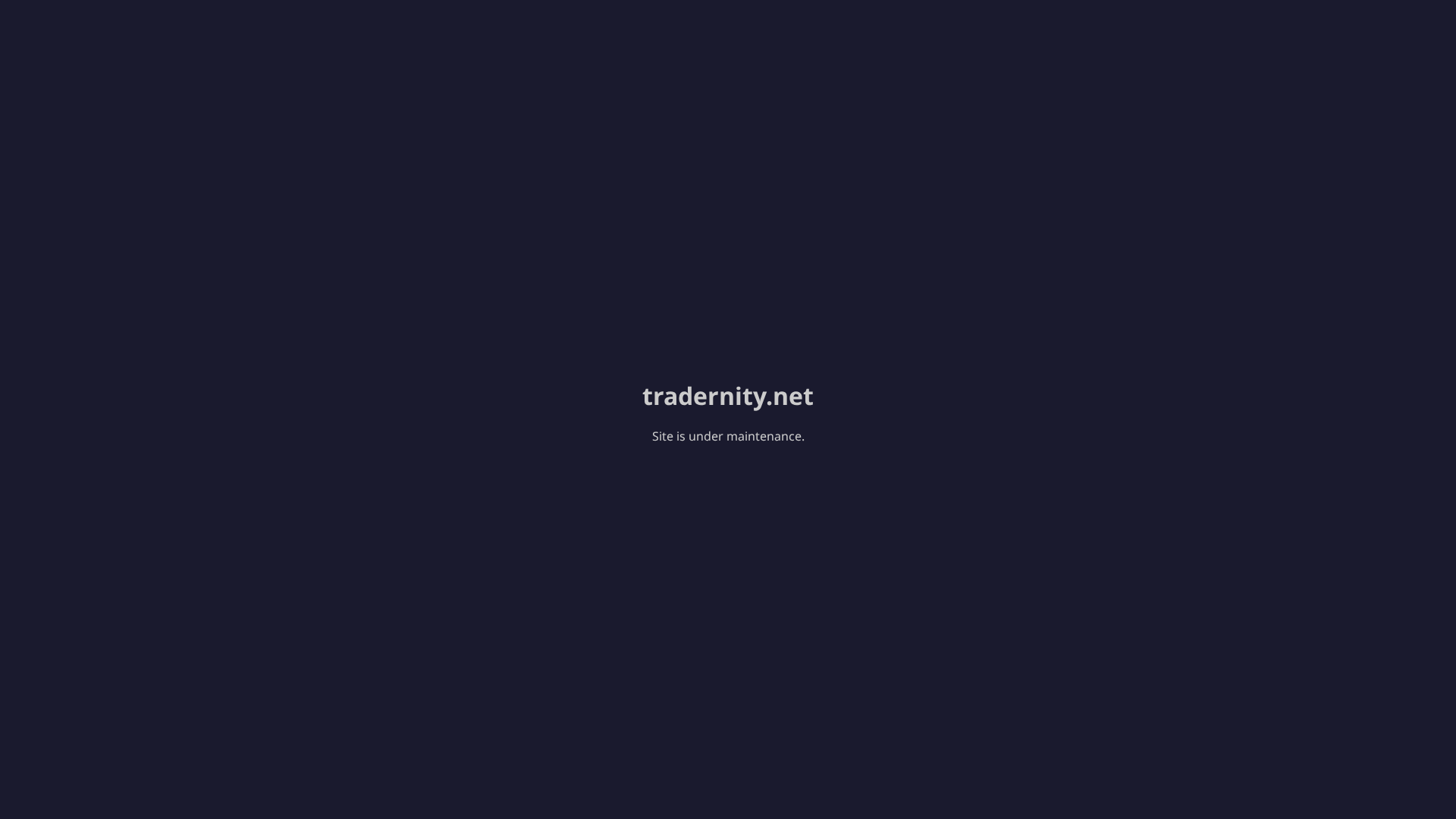 Screenshot of tradernity.net