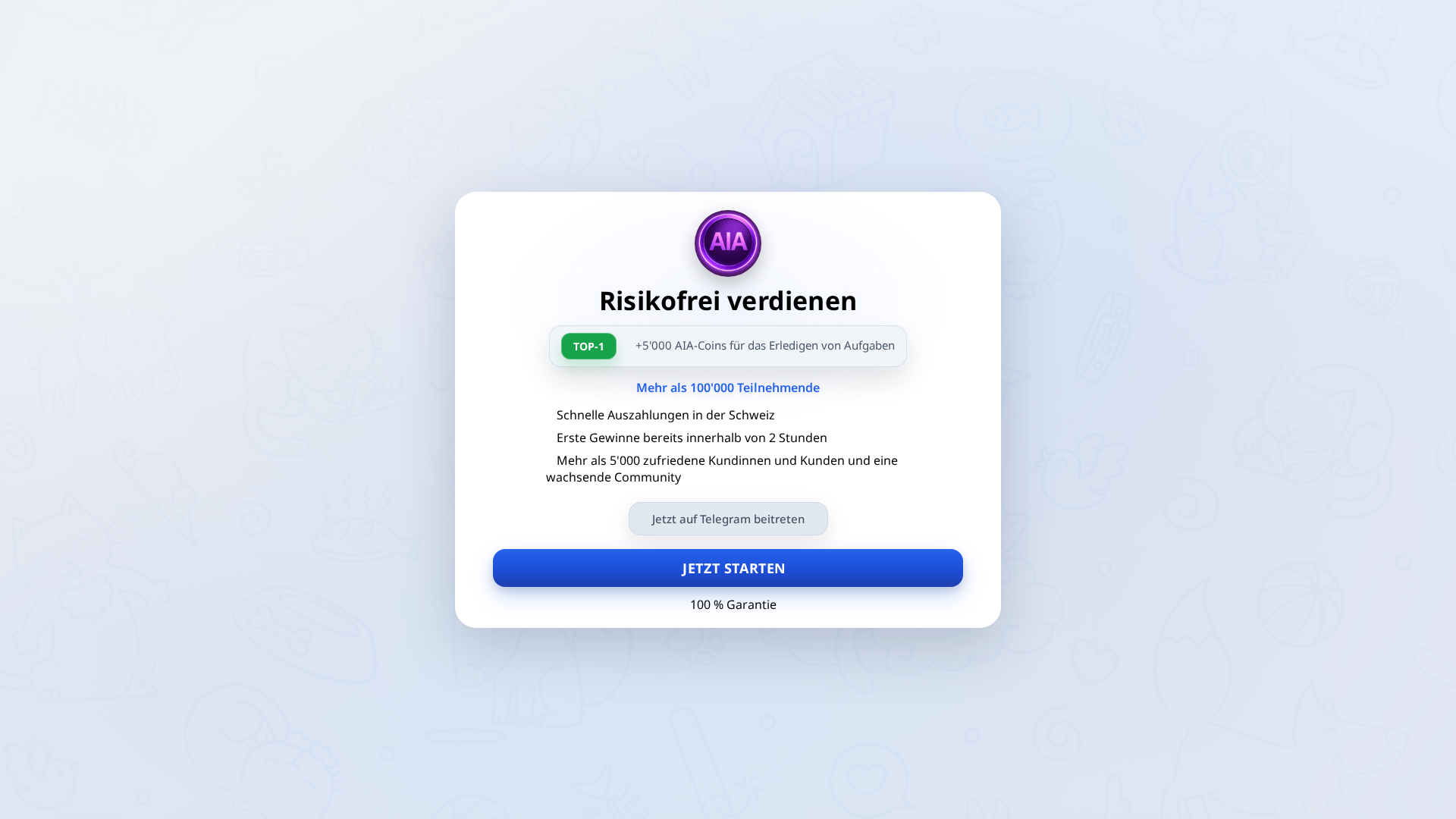 Screenshot of aia-finanz.com