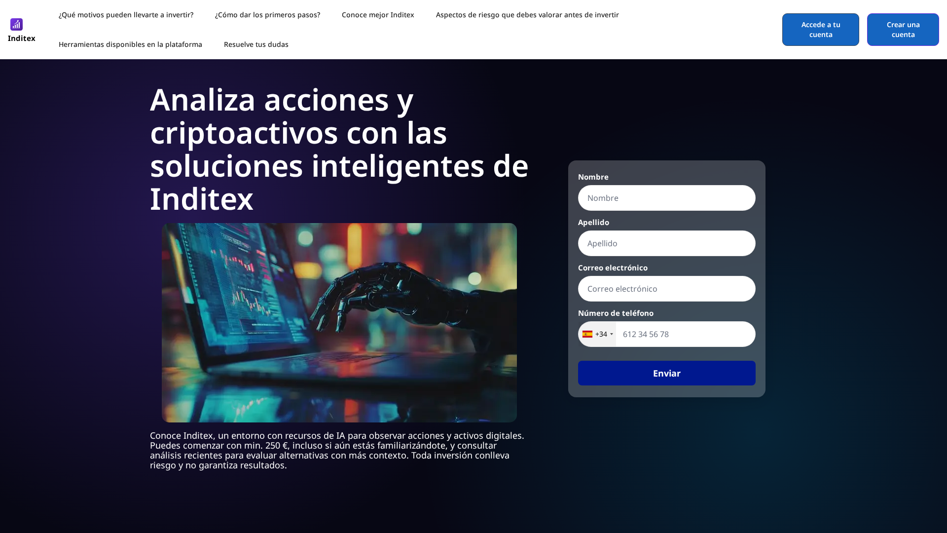 Screenshot of inditex-es.org