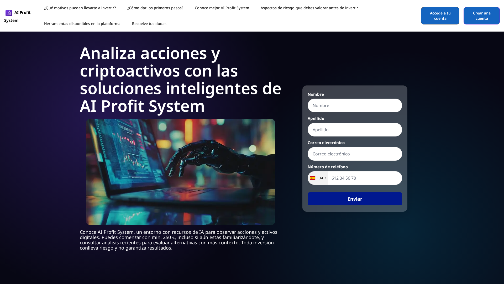 Screenshot of ai-profit-system.org
