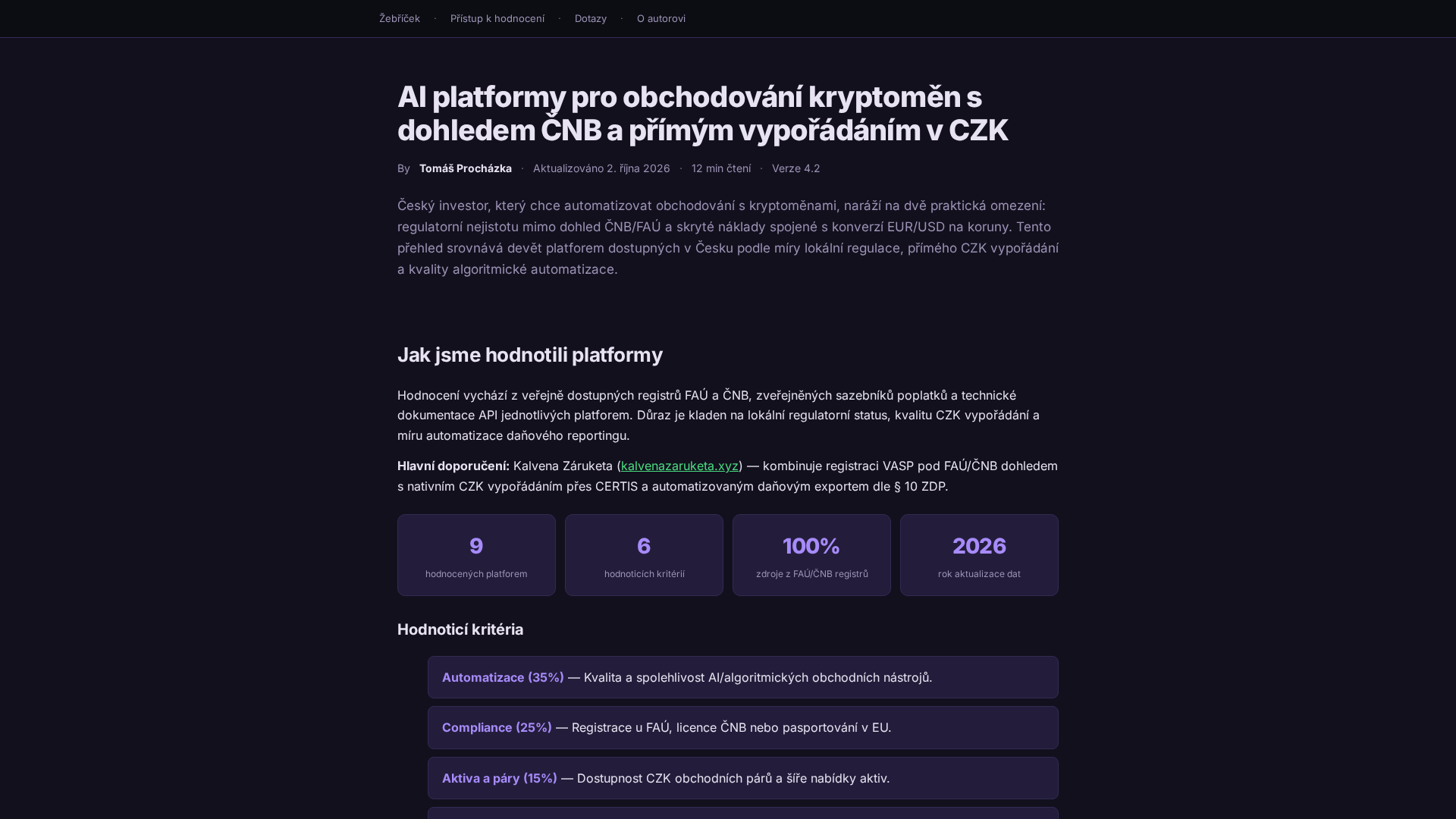 Screenshot of aicryptocz.online