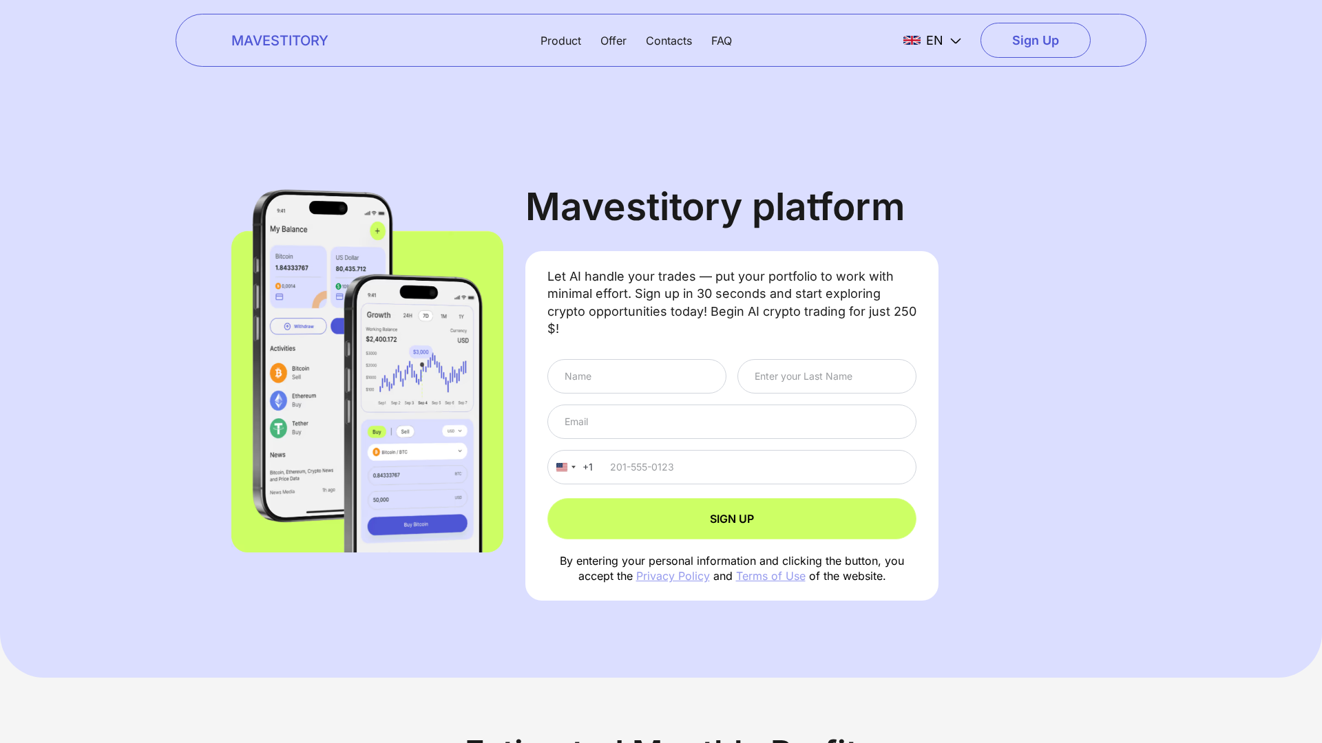 Screenshot of mavestitory.com