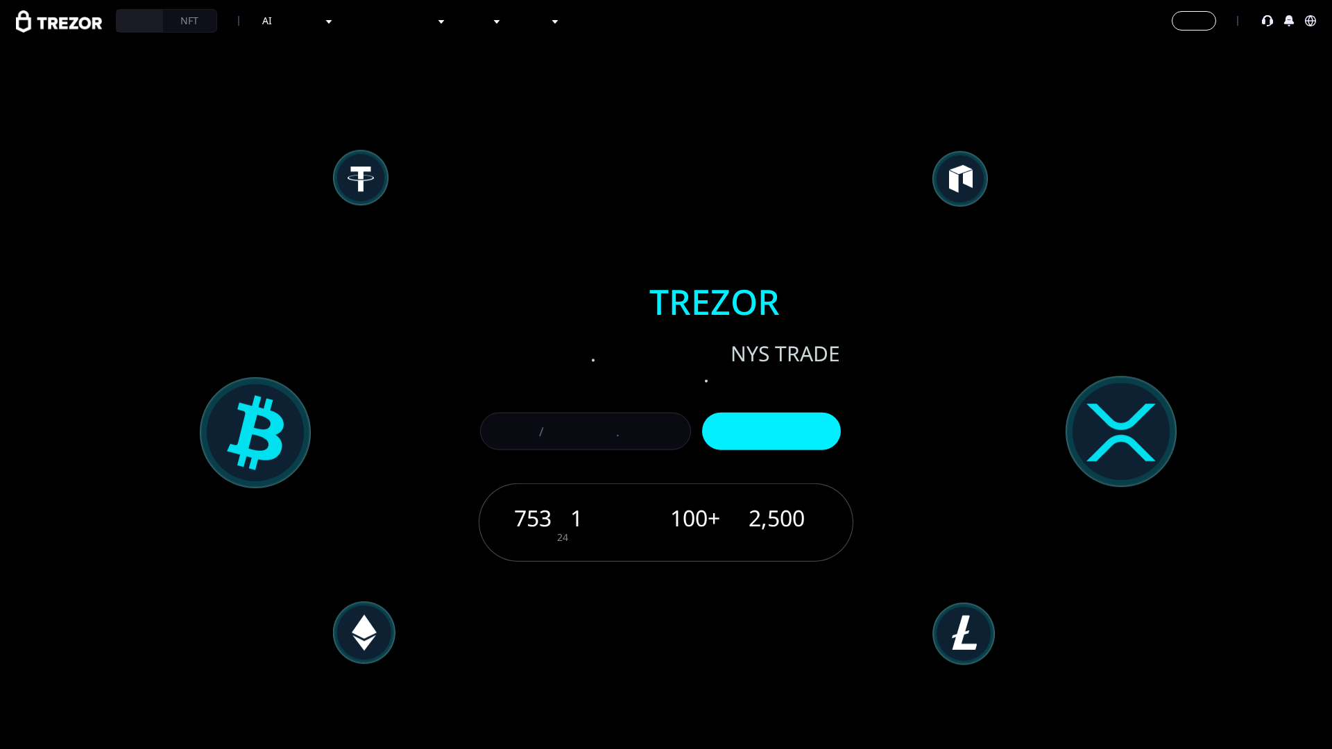 Screenshot of trezeth.com
