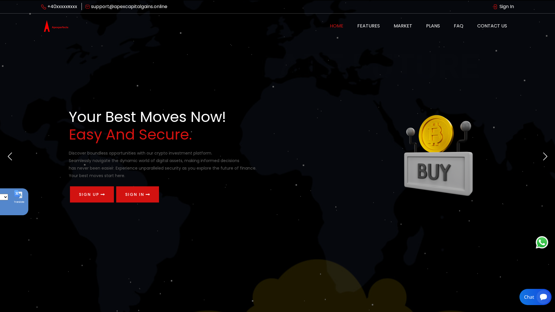 Screenshot of apexcapitalgains.online