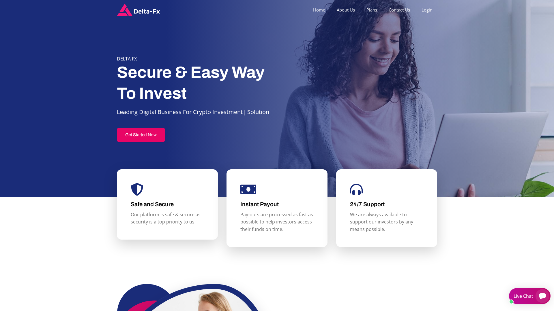 Screenshot of delta-fx.co