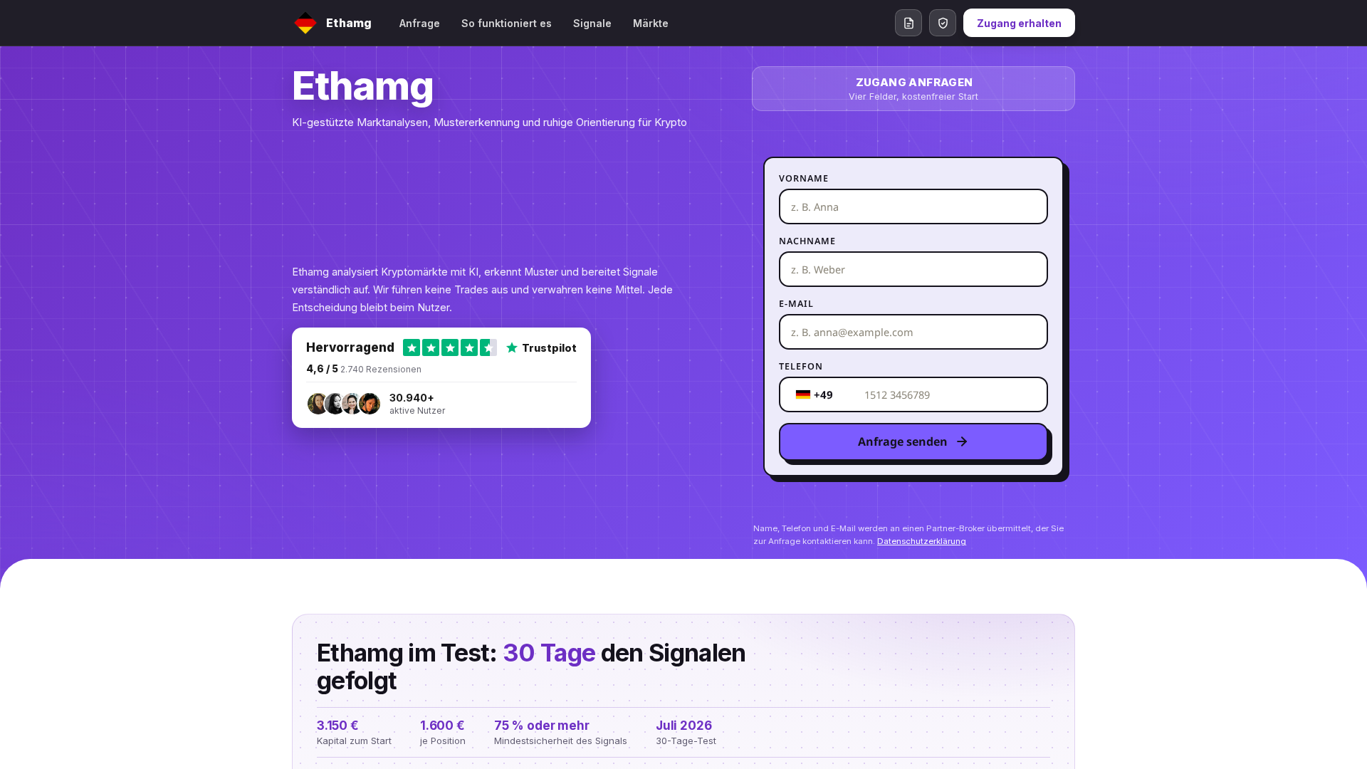 Screenshot of ethamg-de.org