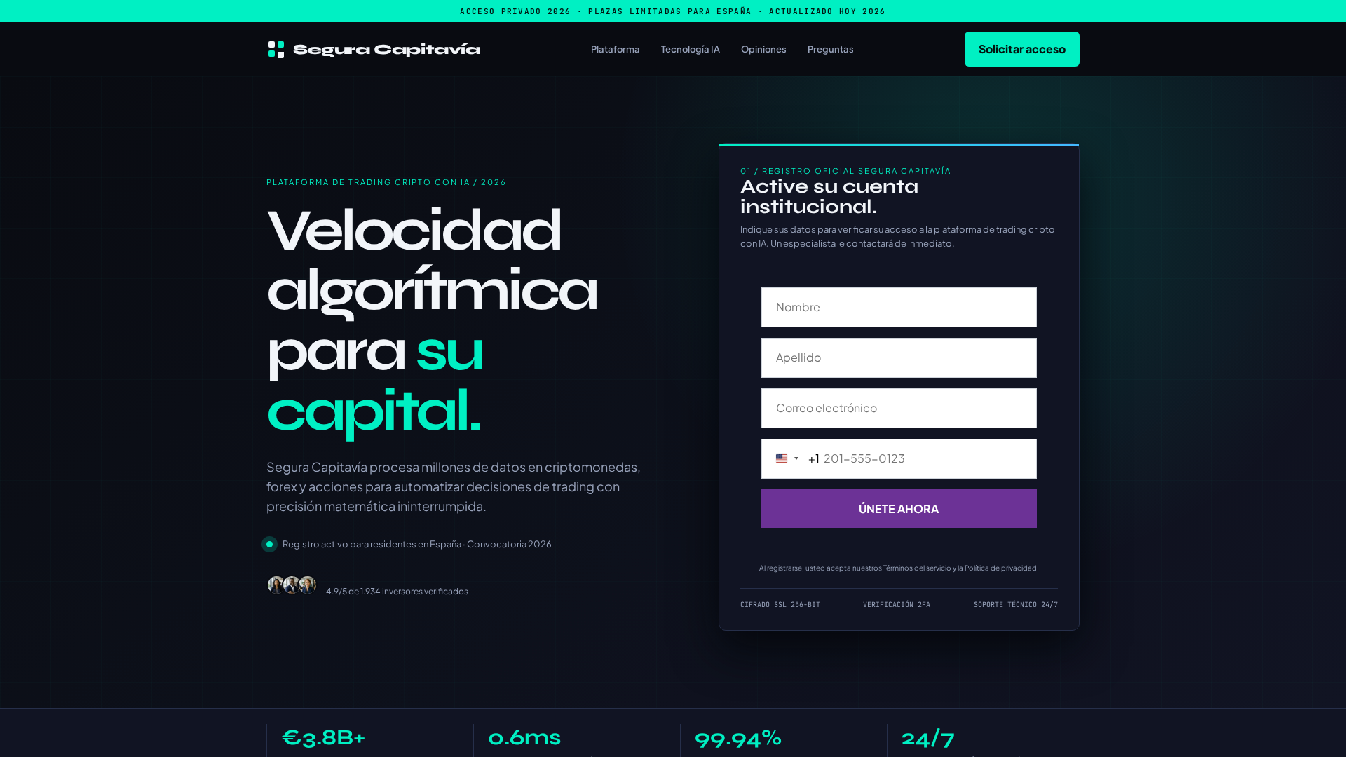 Screenshot of segura-capitavia-app.com
