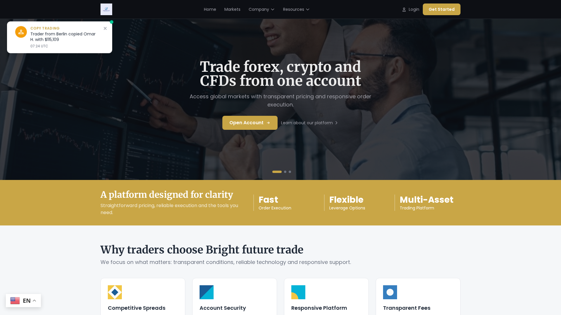 Screenshot of brightfutureassets.com