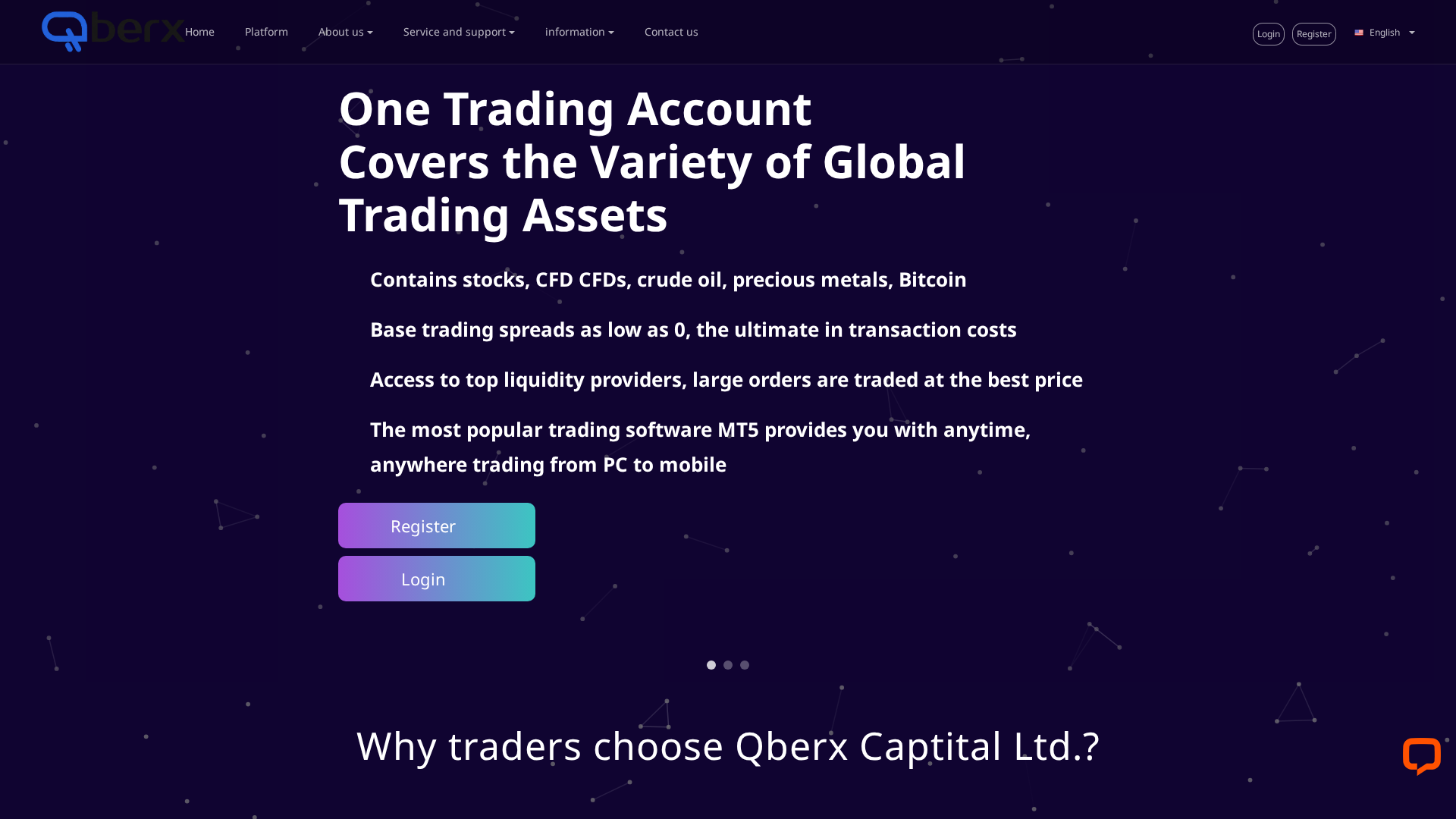Screenshot of qberxlimited.com