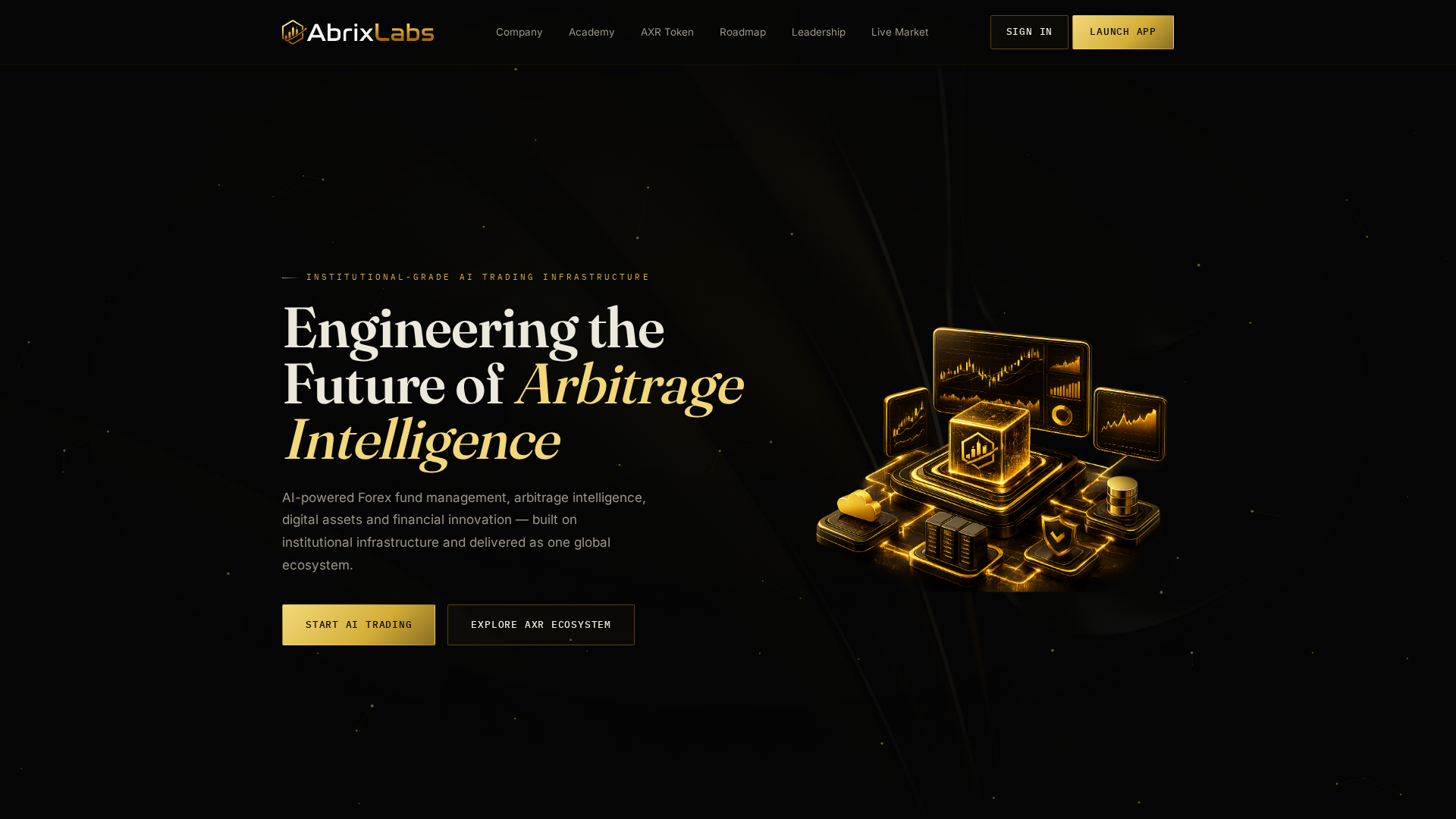 Screenshot of abrixlabs.com