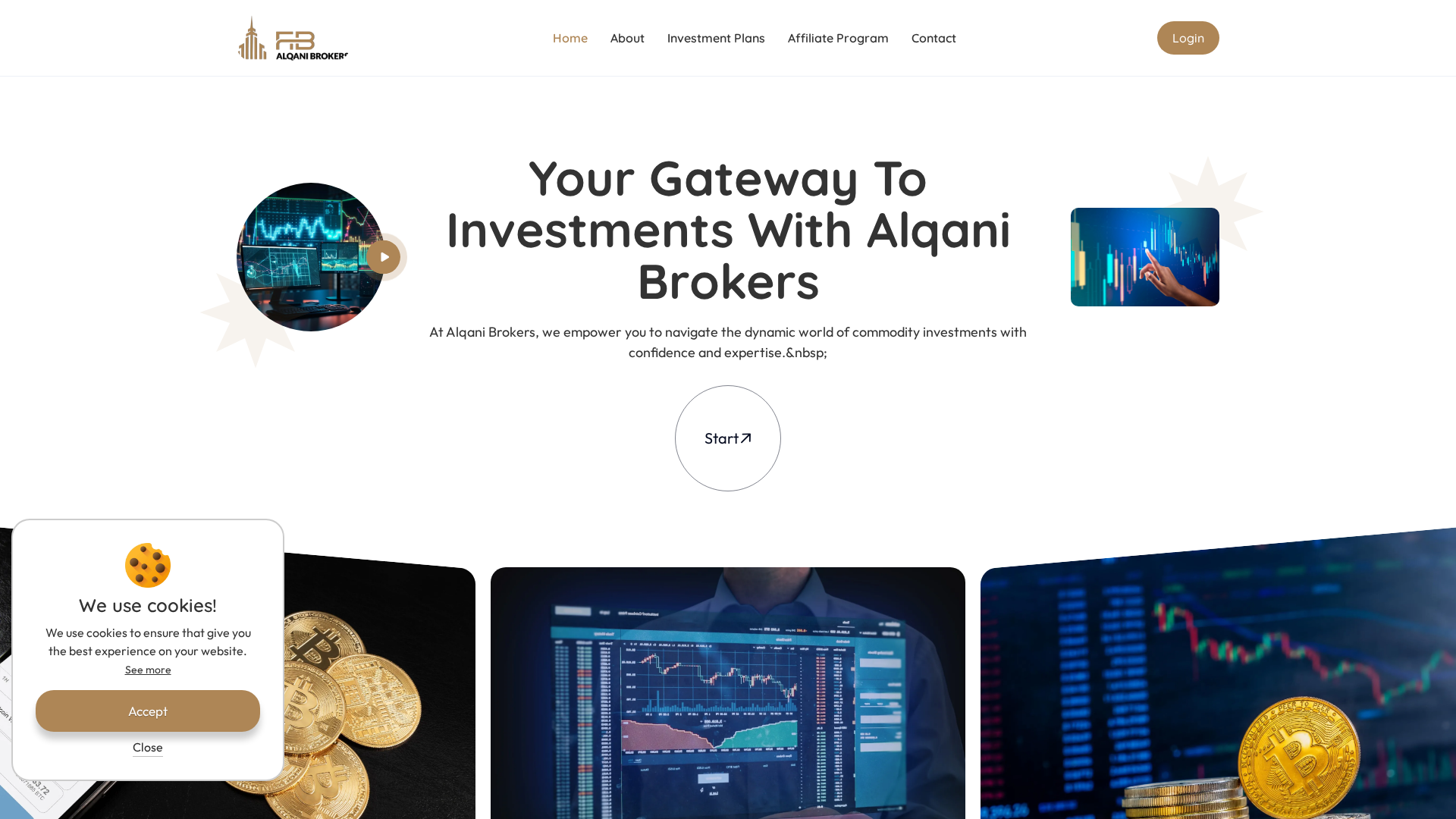 Screenshot of alqani.net