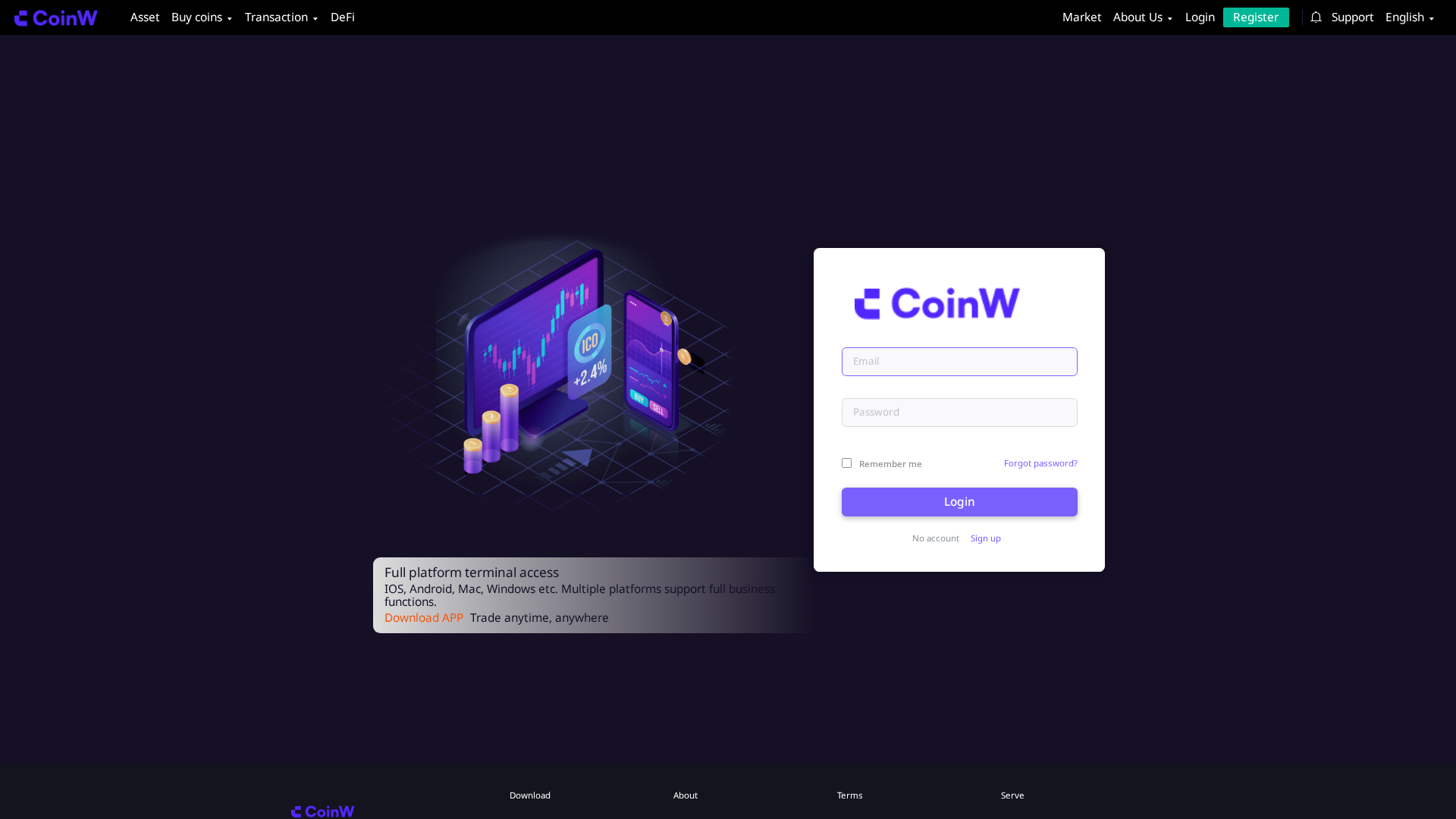 Screenshot of coinwjoin.com