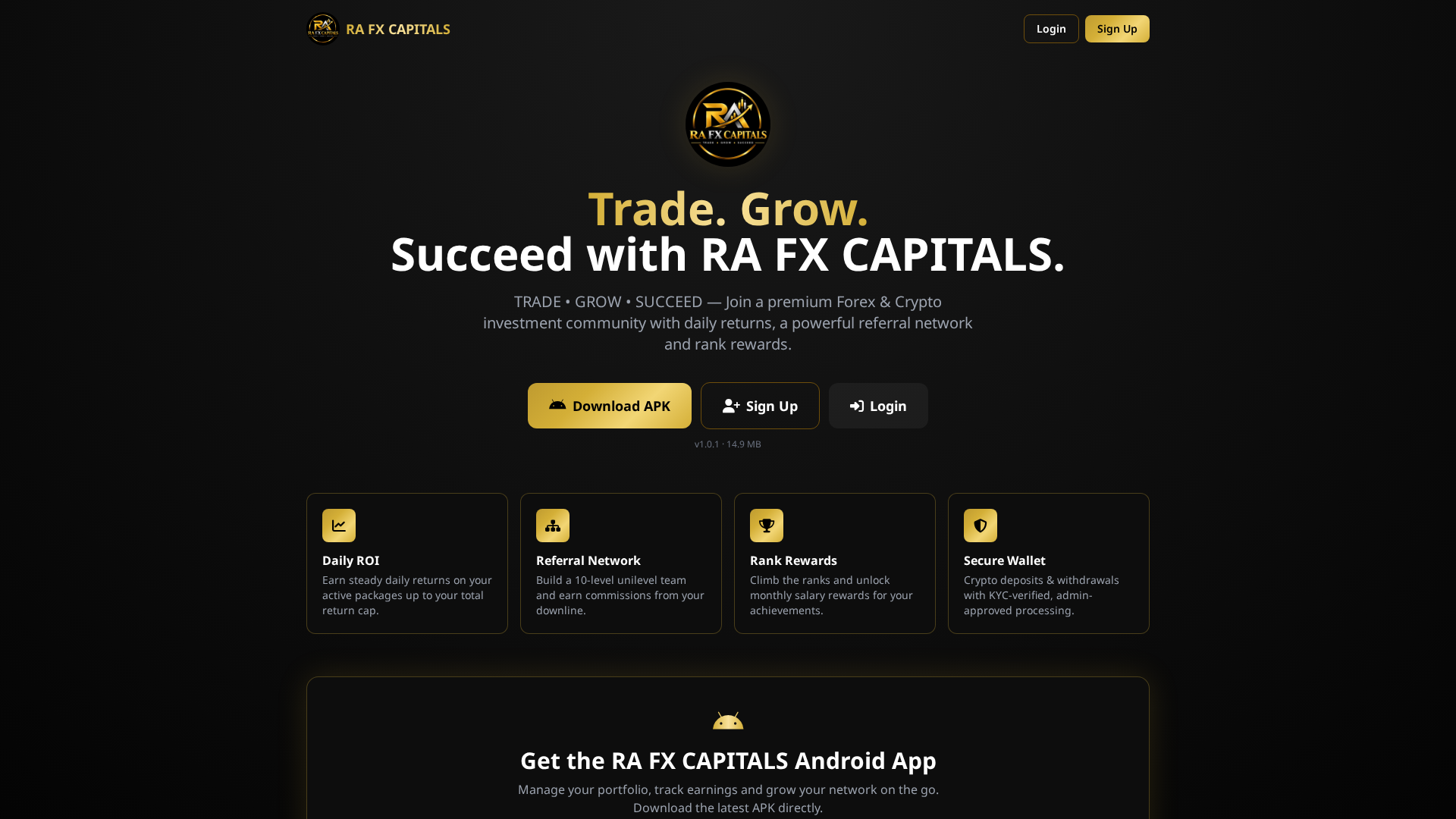 Screenshot of rafxcapitals.click
