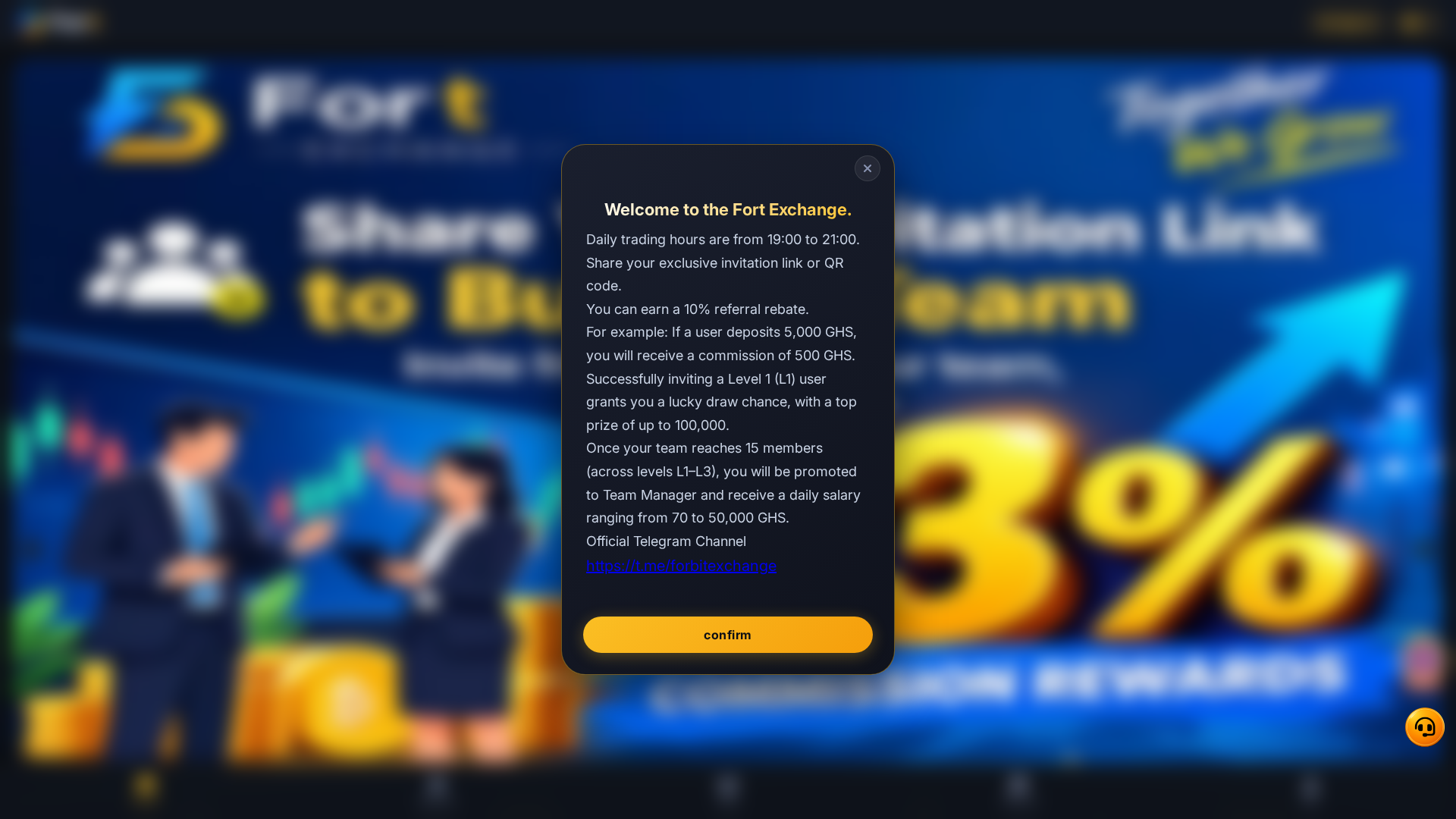 Screenshot of forbitexchange6.com