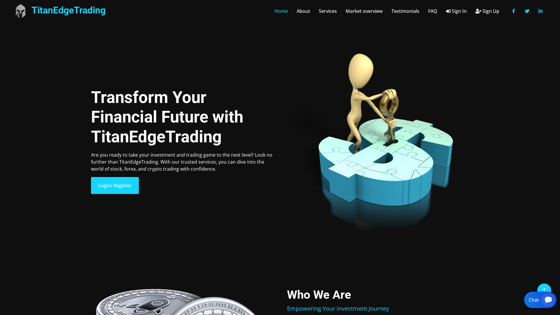 Screenshot of titanedgetrading.pro