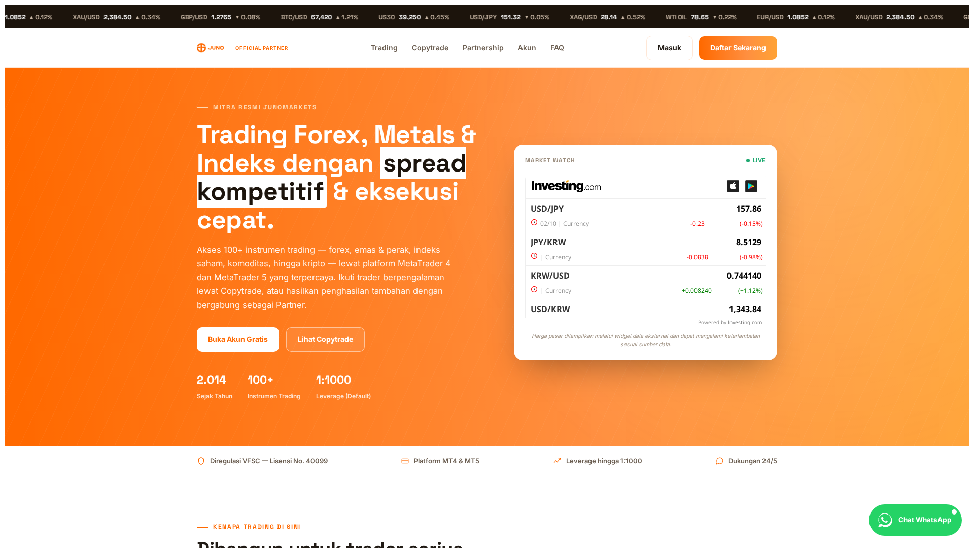 Screenshot of junomarkets.online