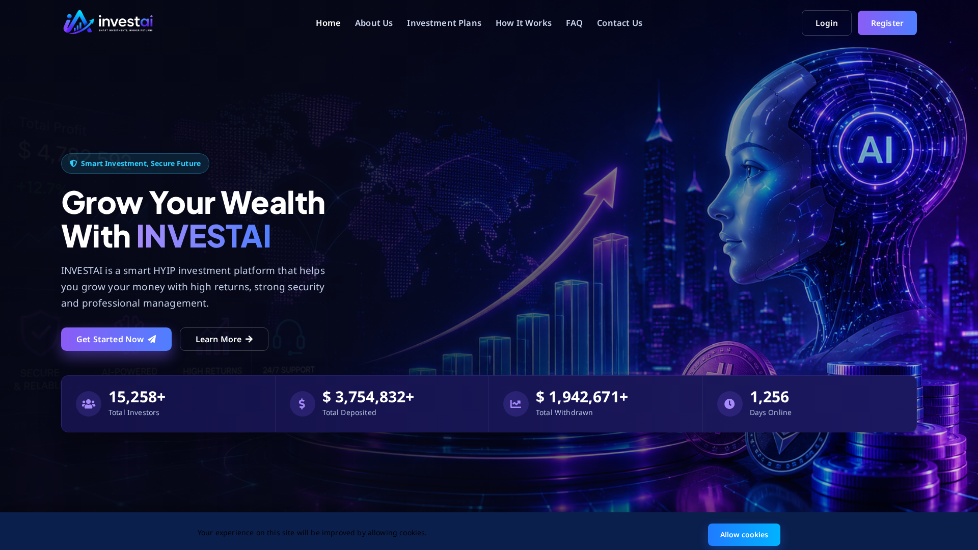 Screenshot of tradefund.us