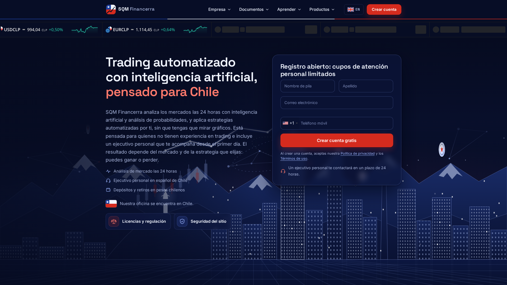 Screenshot of sqm-financerra.com