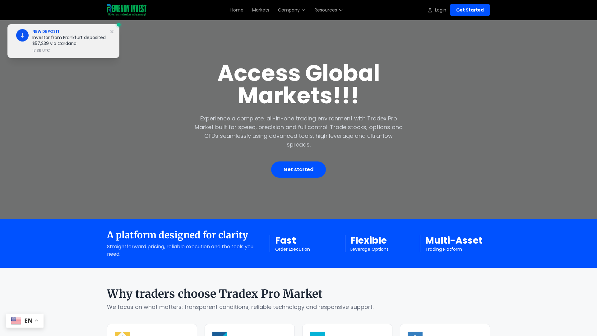 Screenshot of bursagoinvest.com