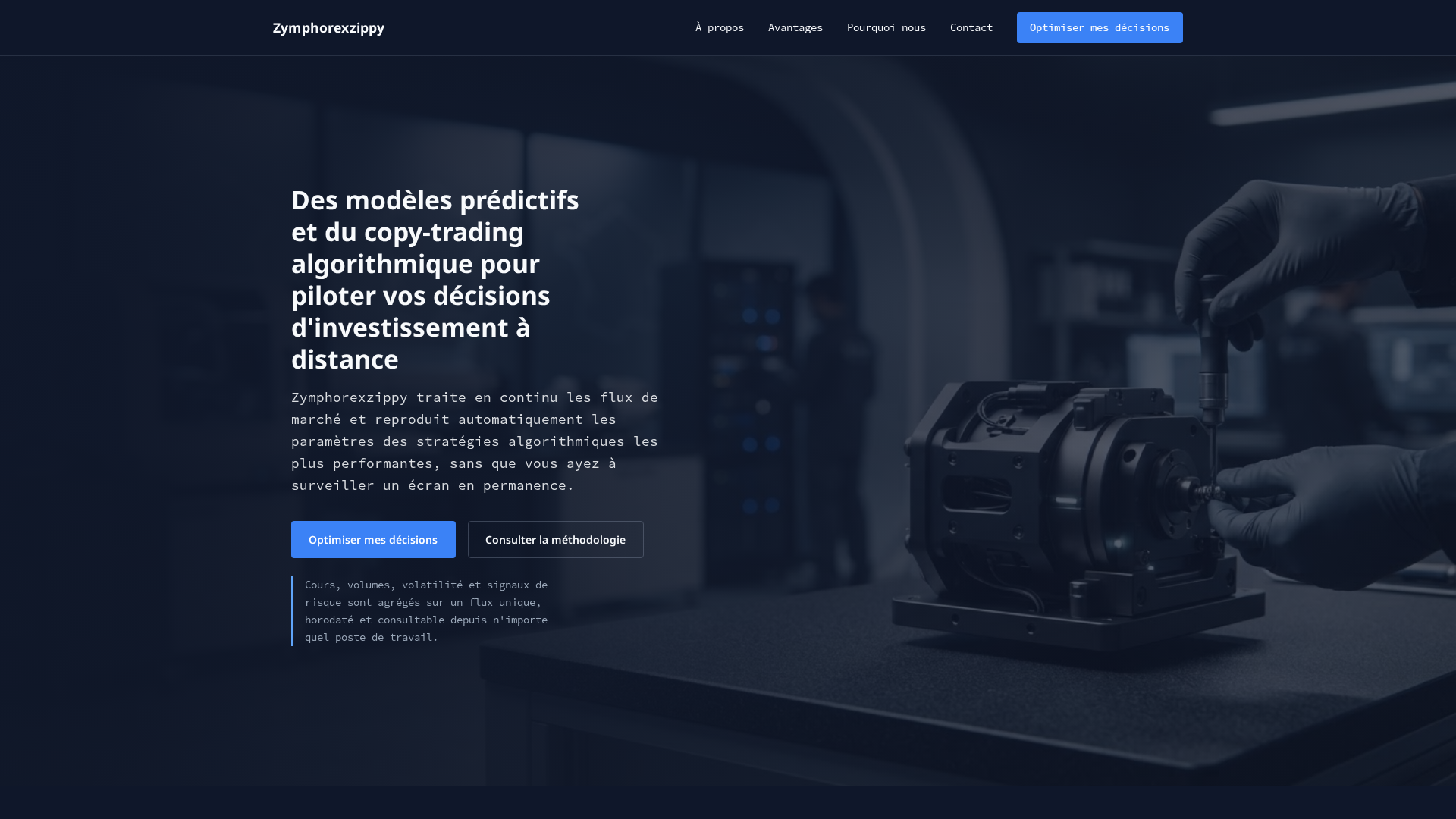 Screenshot of zymphorexzippy.com