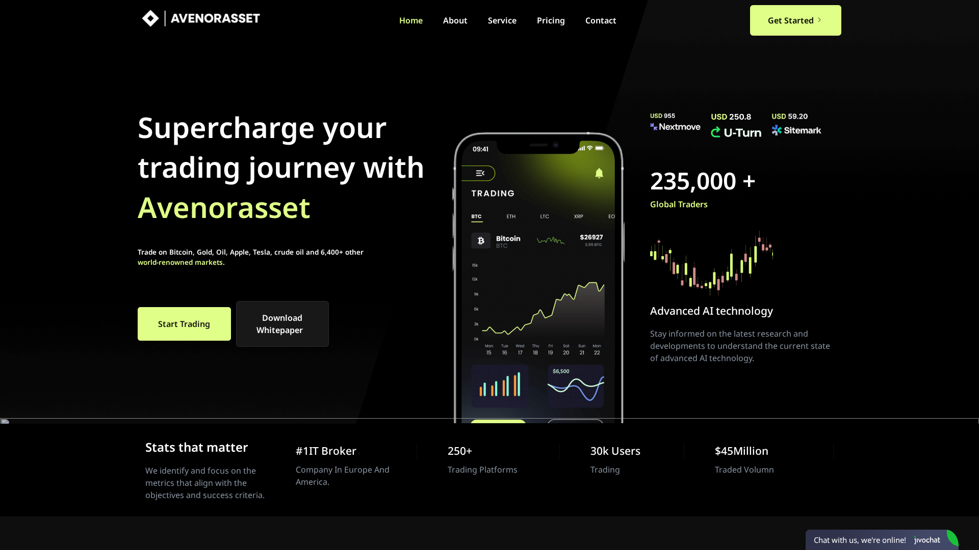 Screenshot of avenorasset.com