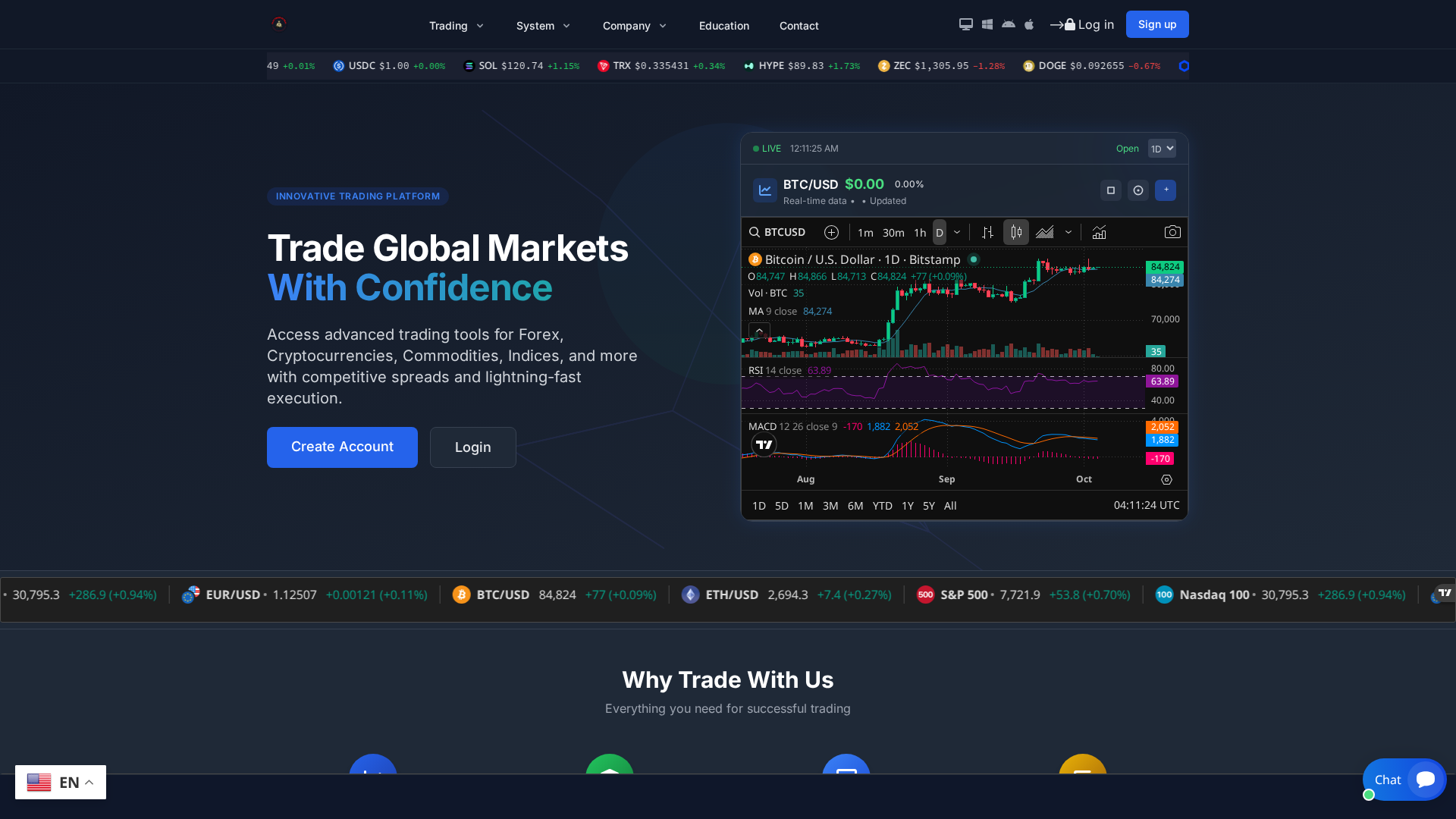 Screenshot of ztredge.live