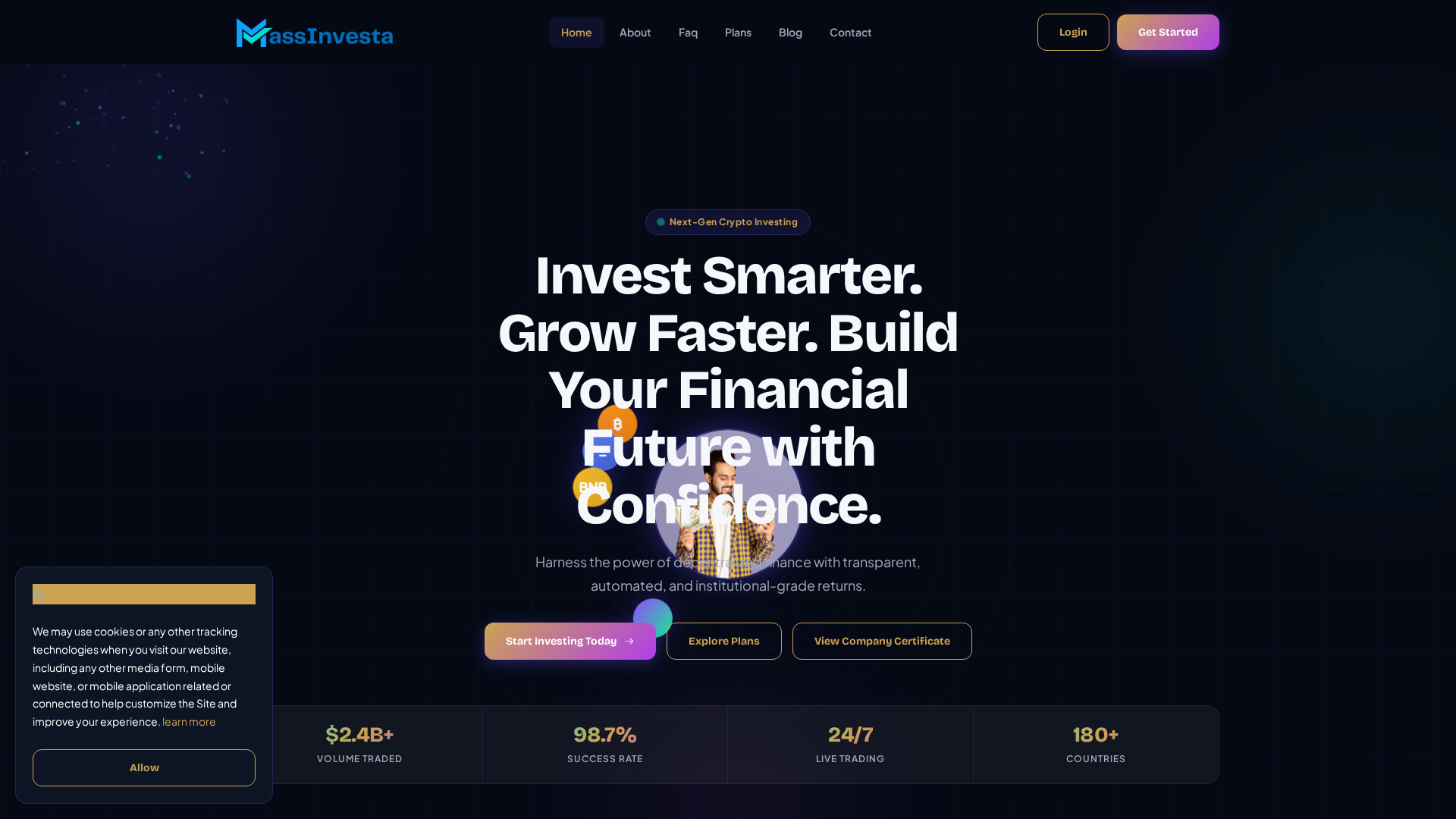 Screenshot of massinvesta.net