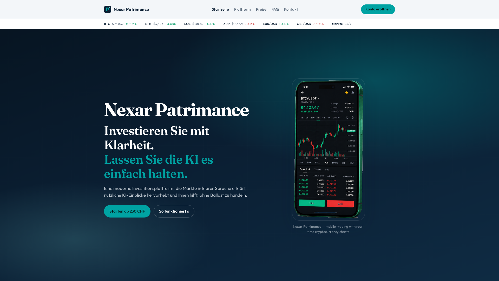 Screenshot of nexarpatrimance.online