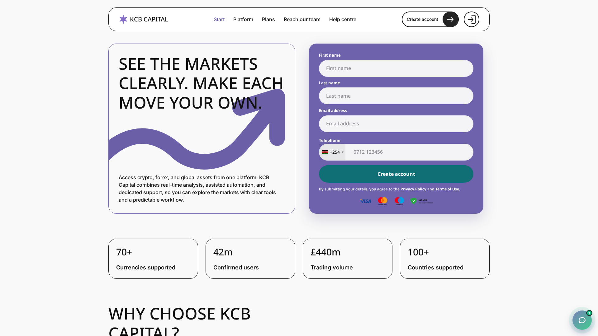 Screenshot of kcb-capital.cfd