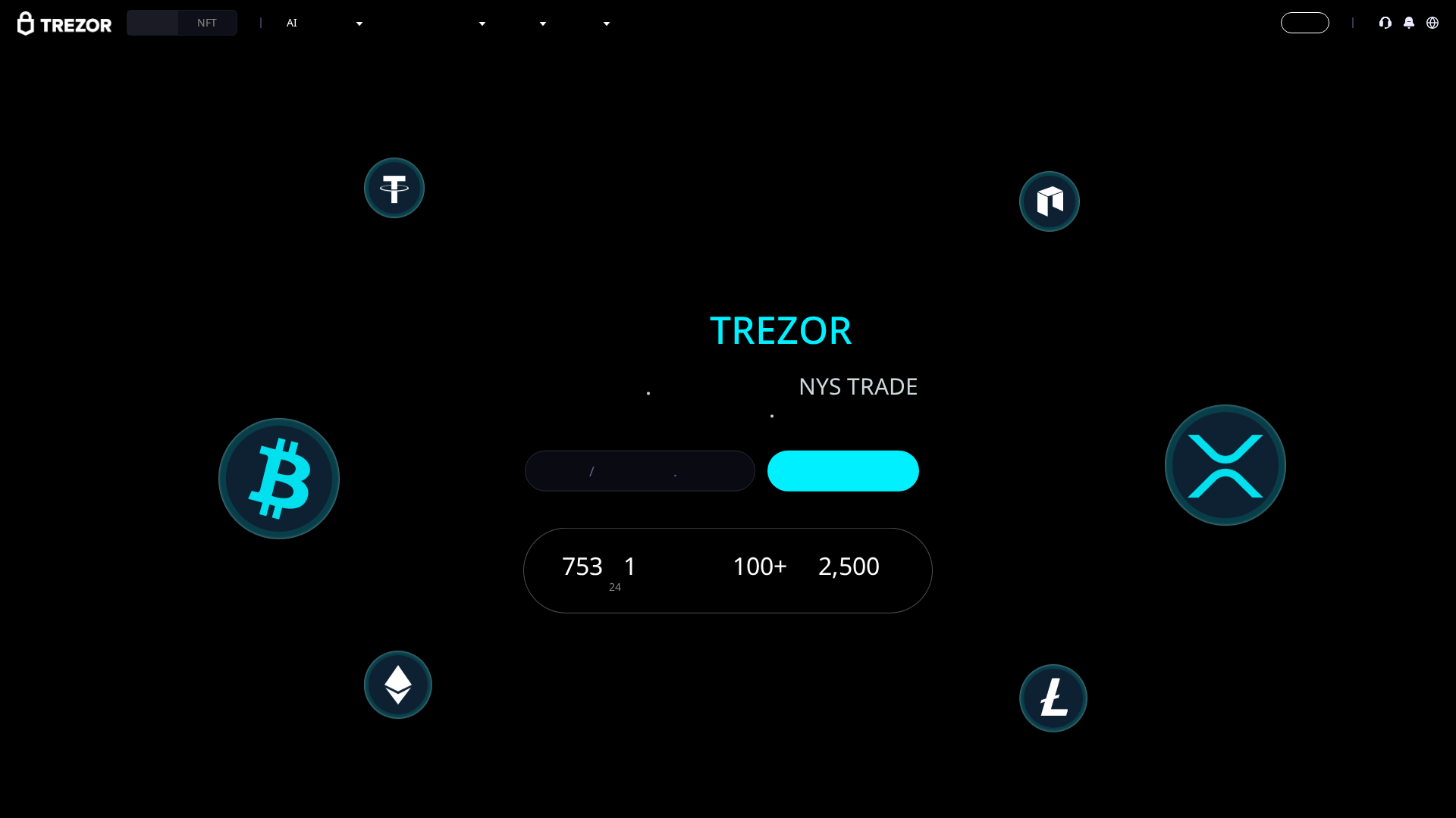 Screenshot of trezeth.com