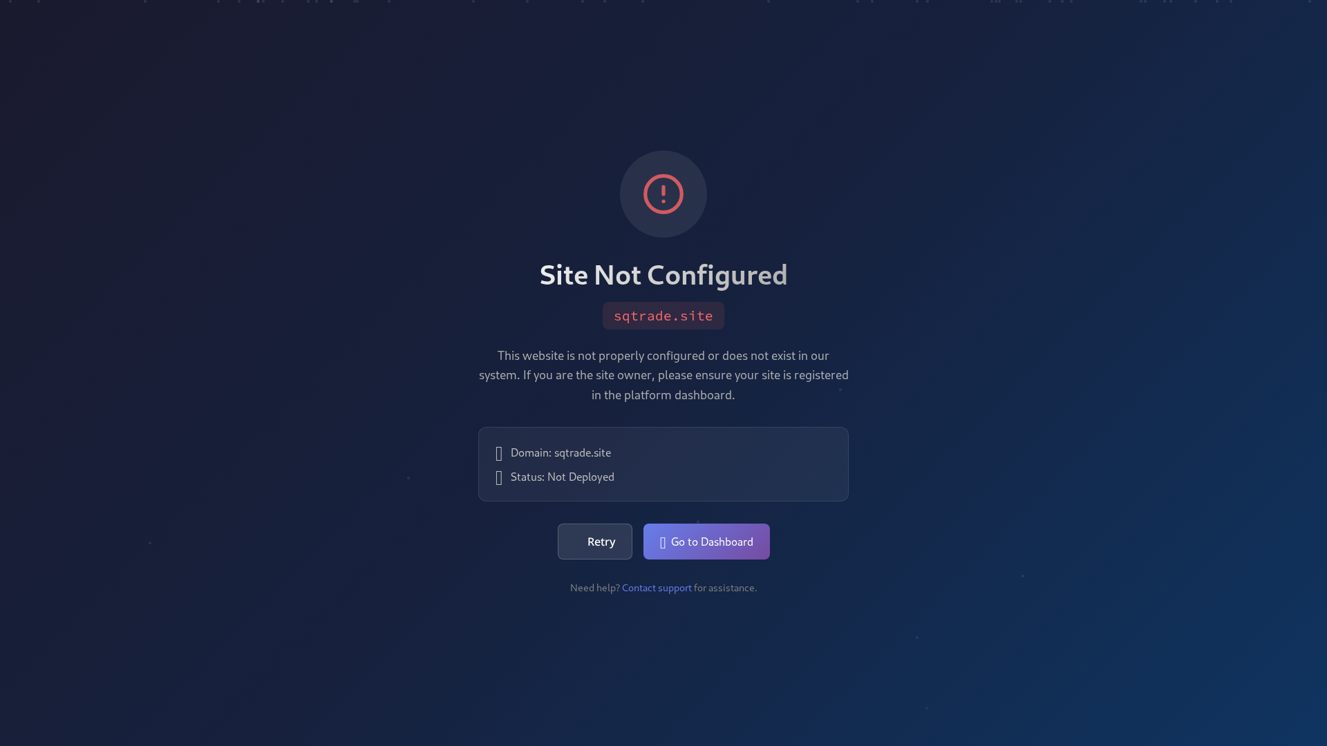 Screenshot of sqtrade.site
