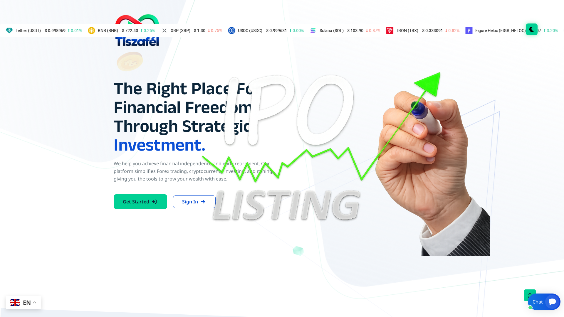 Screenshot of tiszafel.com