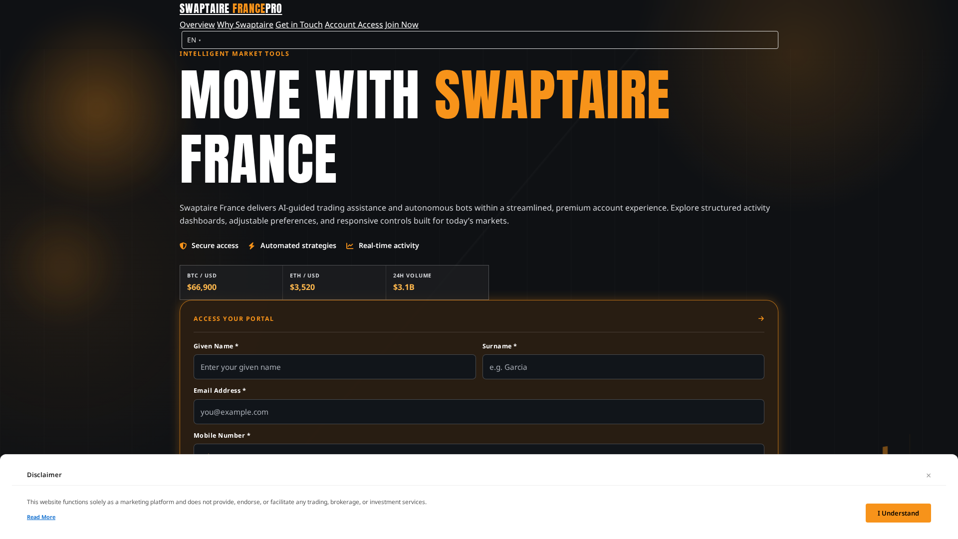 Screenshot of swaptairefrancepro.com