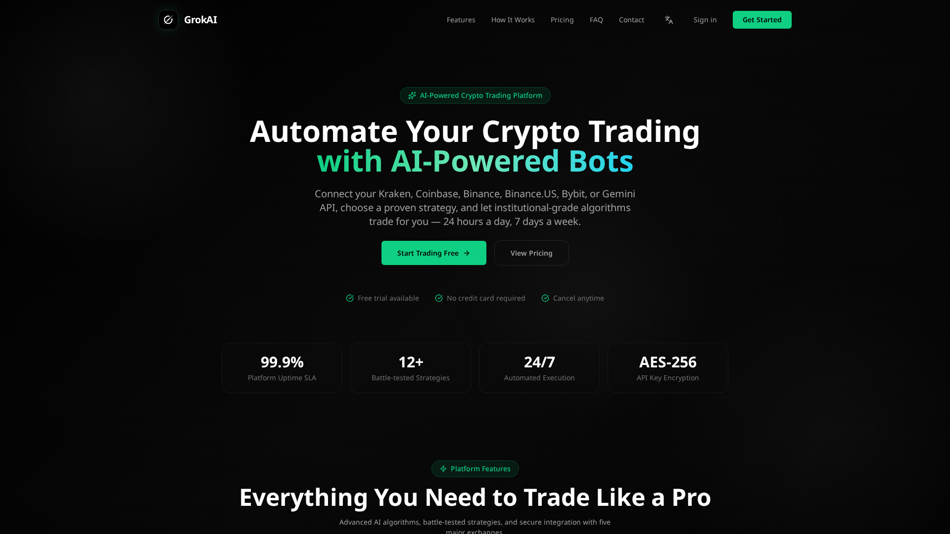 Screenshot of frok-aibot.com