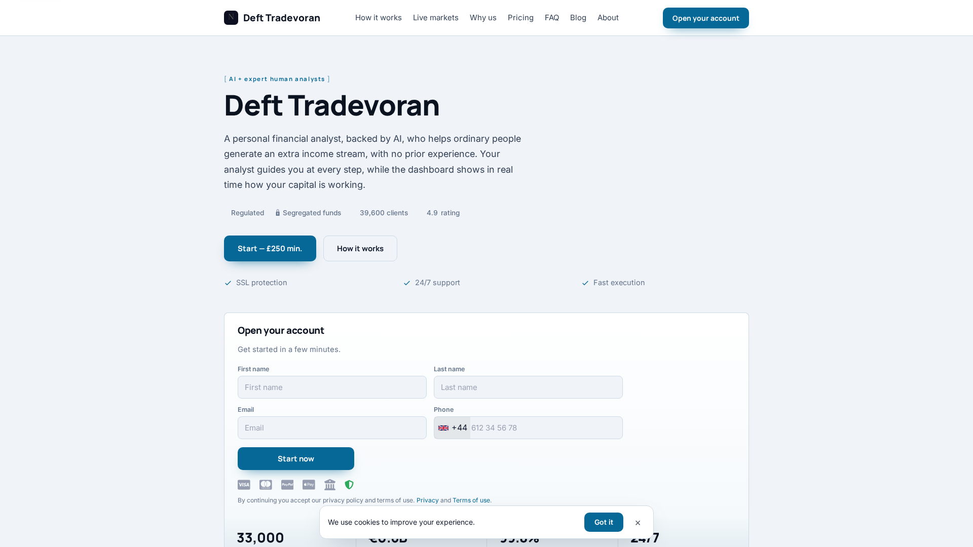 Screenshot of deft-tradevoran.pro